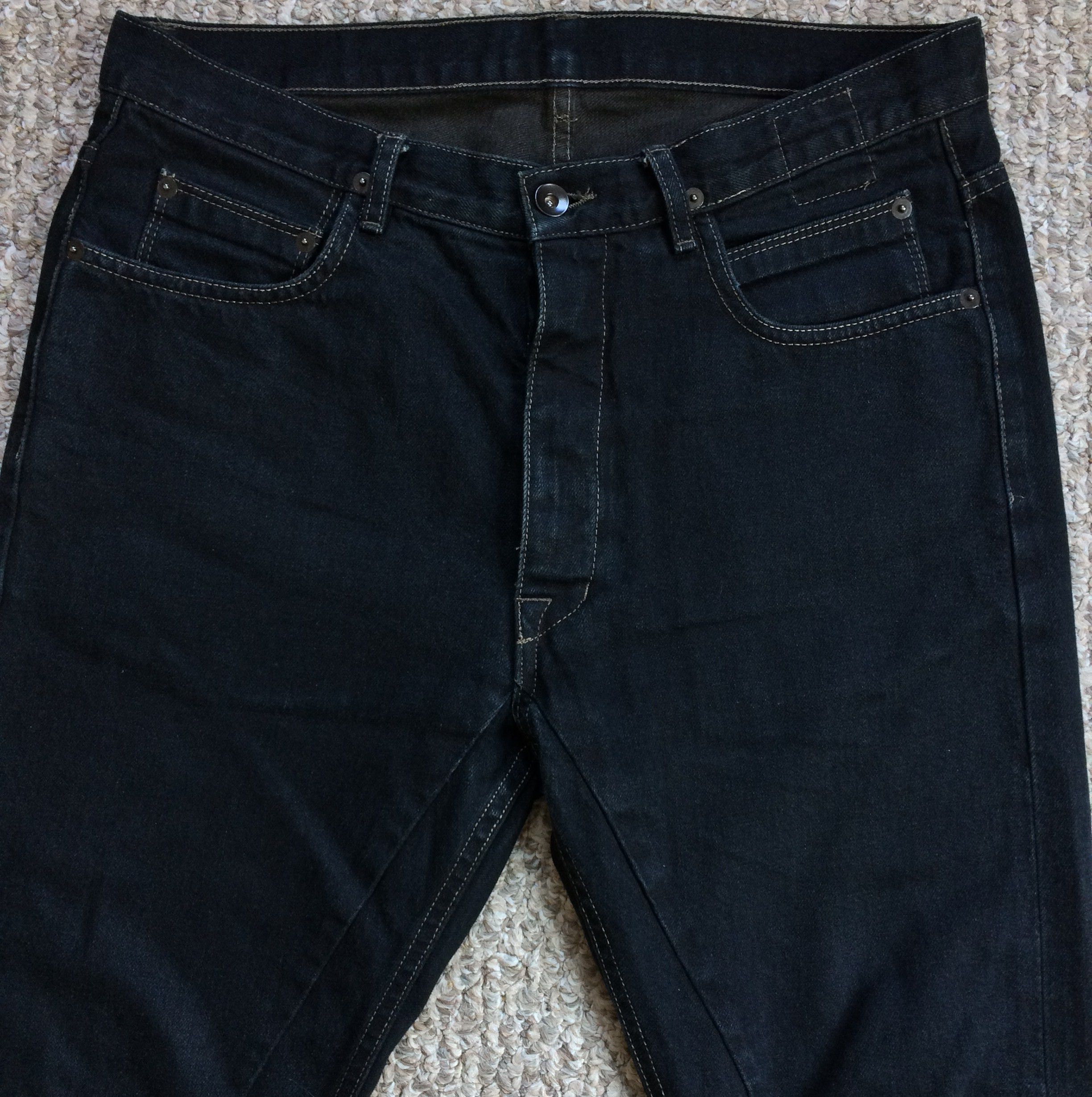 Rick Owens × Rick Owens Drkshdw Rick Owens DRKSHDW Torrence Cut Denim Size US 30 / EU 46 - 2 Thumbnail