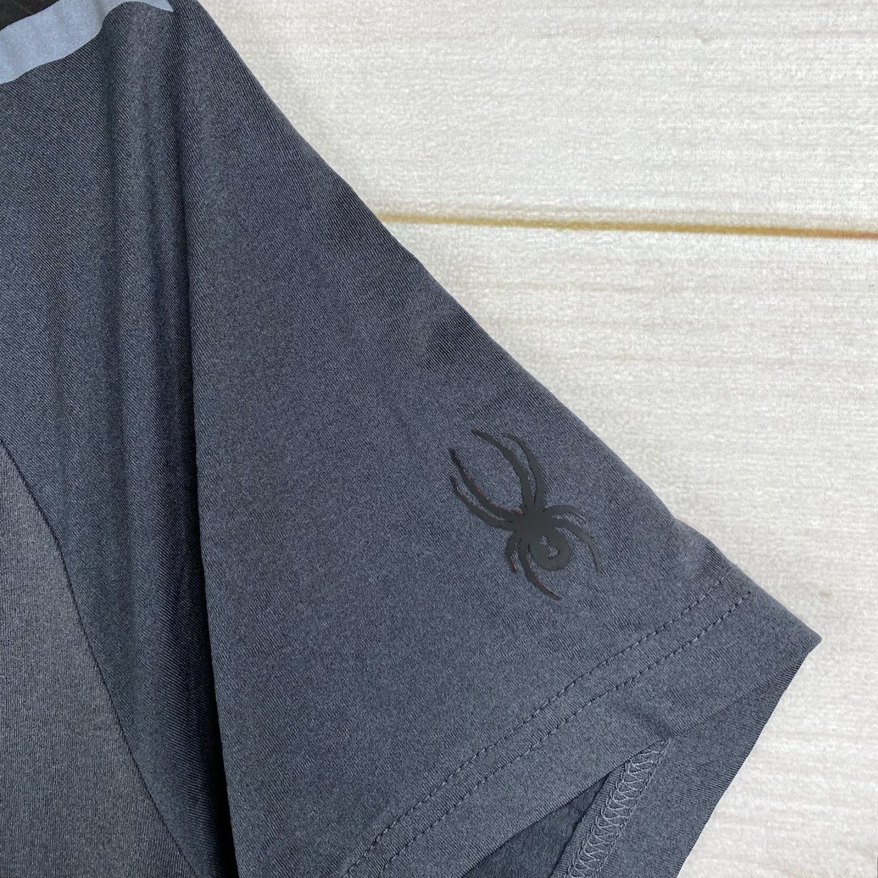 Spyder Spyder Active Top Mens L/XL Compression Zip Pocket ProW=B Running Athletic Gym Shirt Size US L / EU 52-54 / 3 - 2 Thumbnail