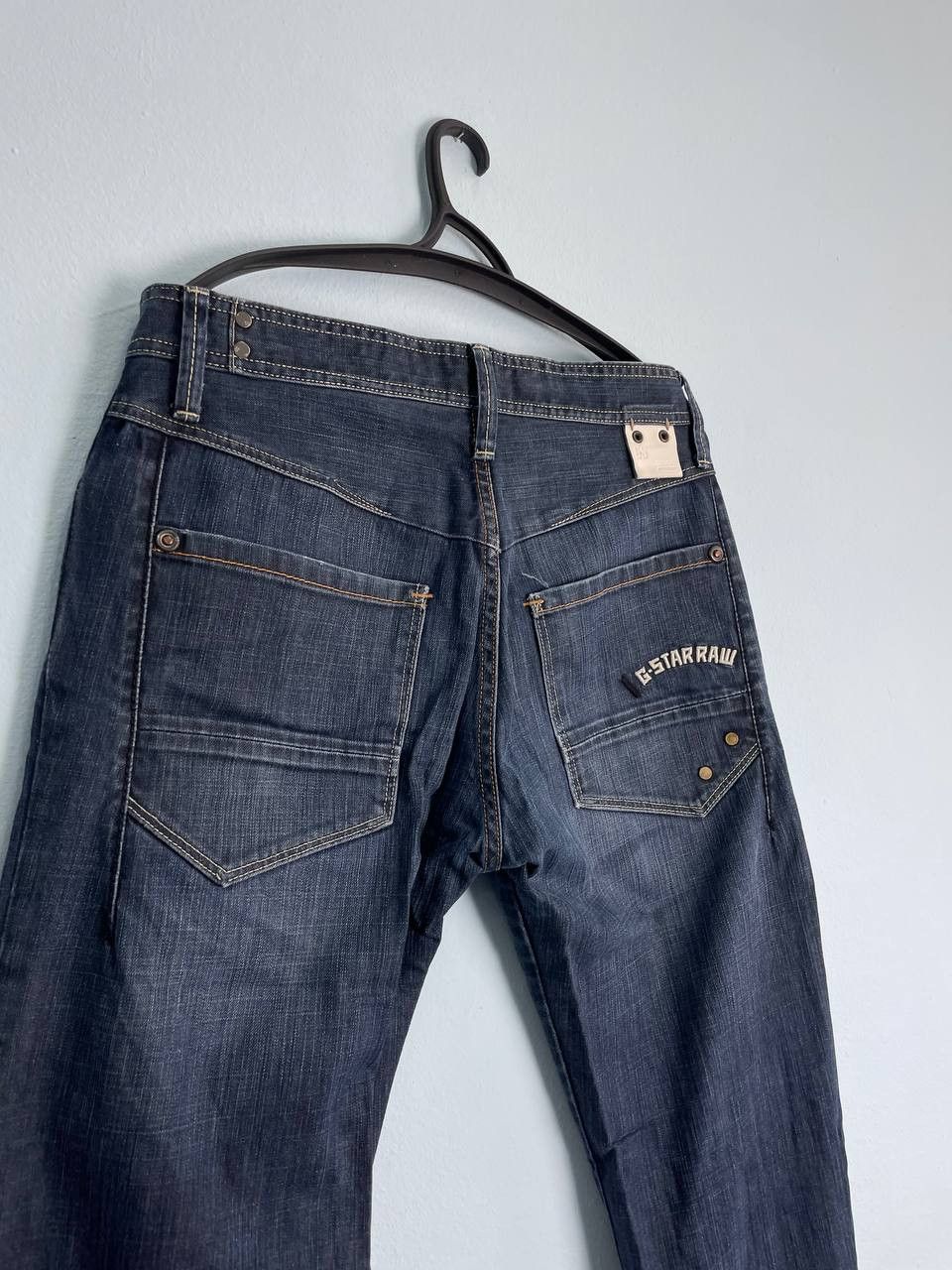 G-Star Vintage Gstar Raw denim Jeans Baggy Drill cargo Oldmoney Size US 32 / EU 48 - 3 Thumbnail