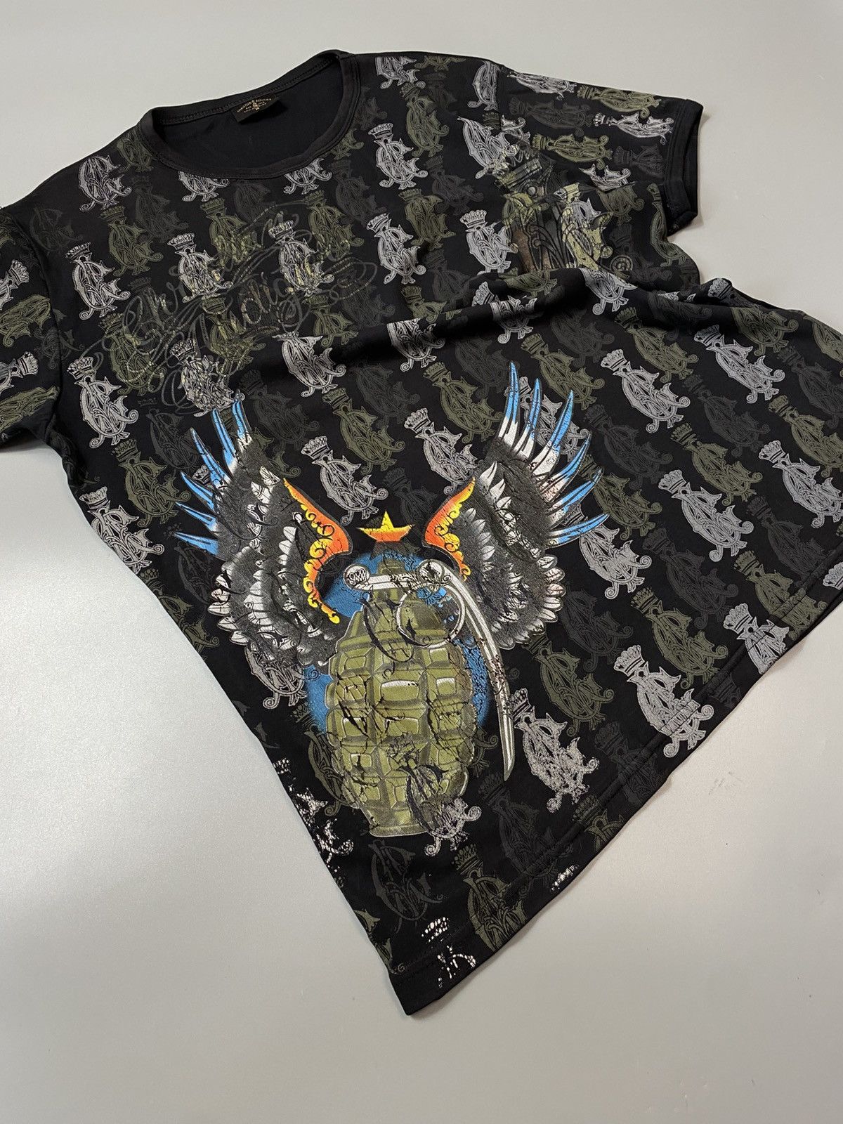 Christian Audigier Christian Audigier vintage by Ed Hardy y2k t-shirt Size US M / EU 48-50 / 2 - 3 Thumbnail