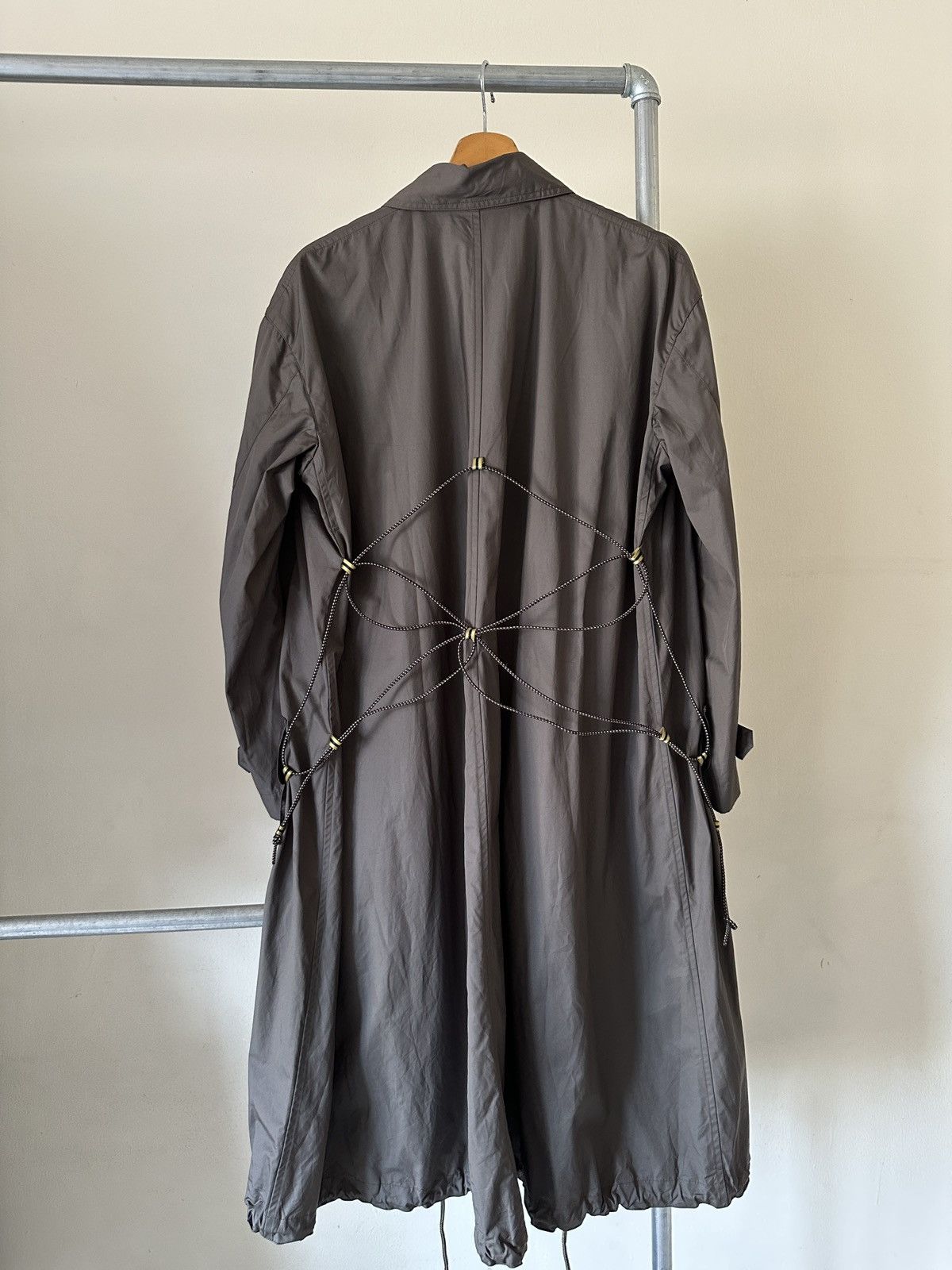 Issey Miyake SS2004 Issey Miyake Bungee Cord Raincoat Jacket Size US L / EU 52-54 / 3 - 9 Thumbnail
