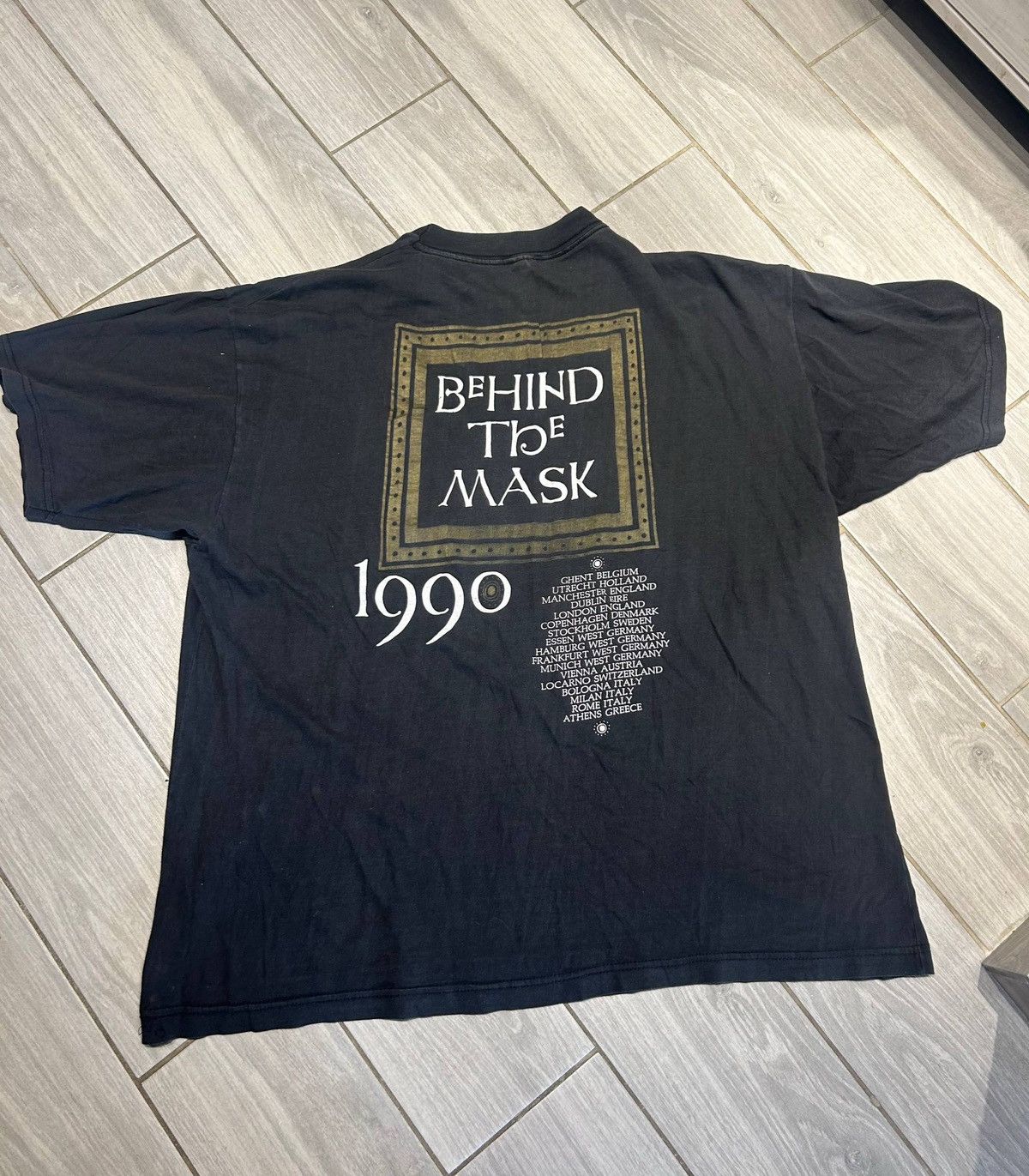 Vintage Vintage New Fleetwood 1990 Tour Behind The Mask Stevie Nicks Size US XL / EU 56 / 4 - 2 Thumbnail
