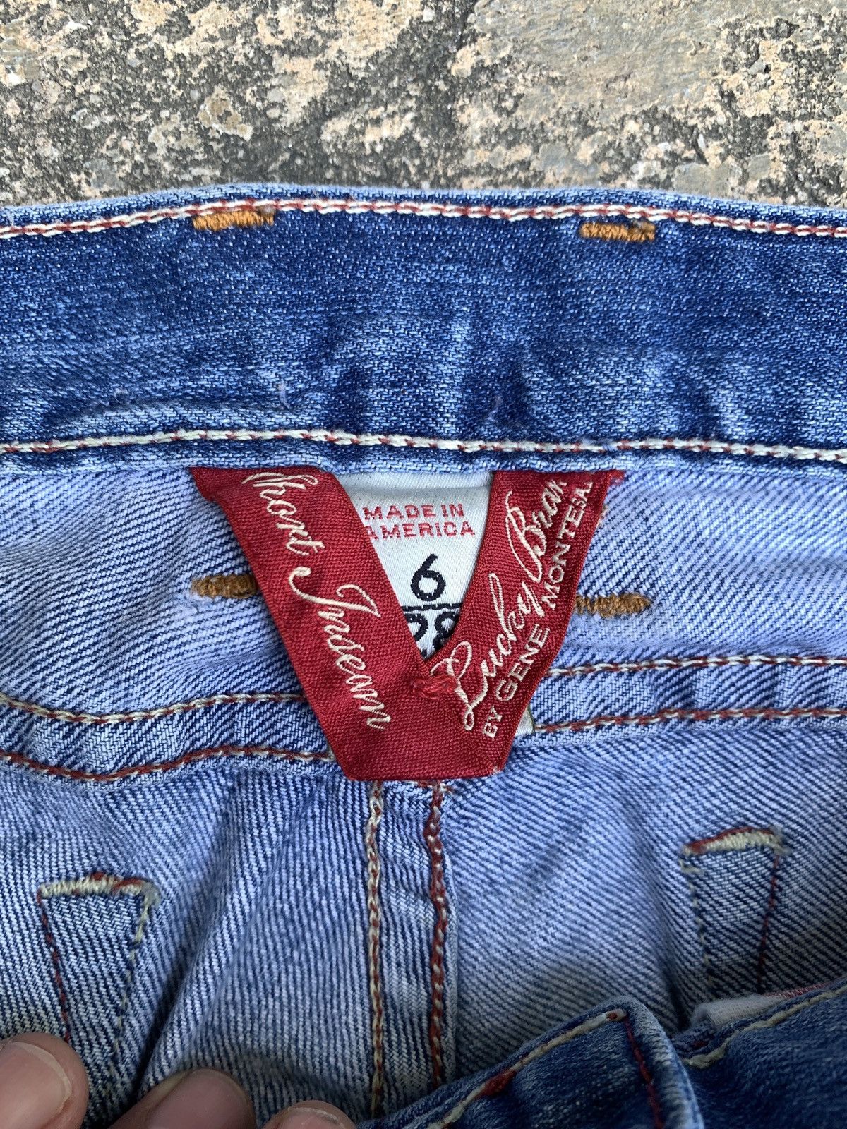 Lucky Brand y2k Lucky Brand by Gene Montesa Straight Jeans Pants Size 28" / US 6 / IT 42 - 6 Thumbnail