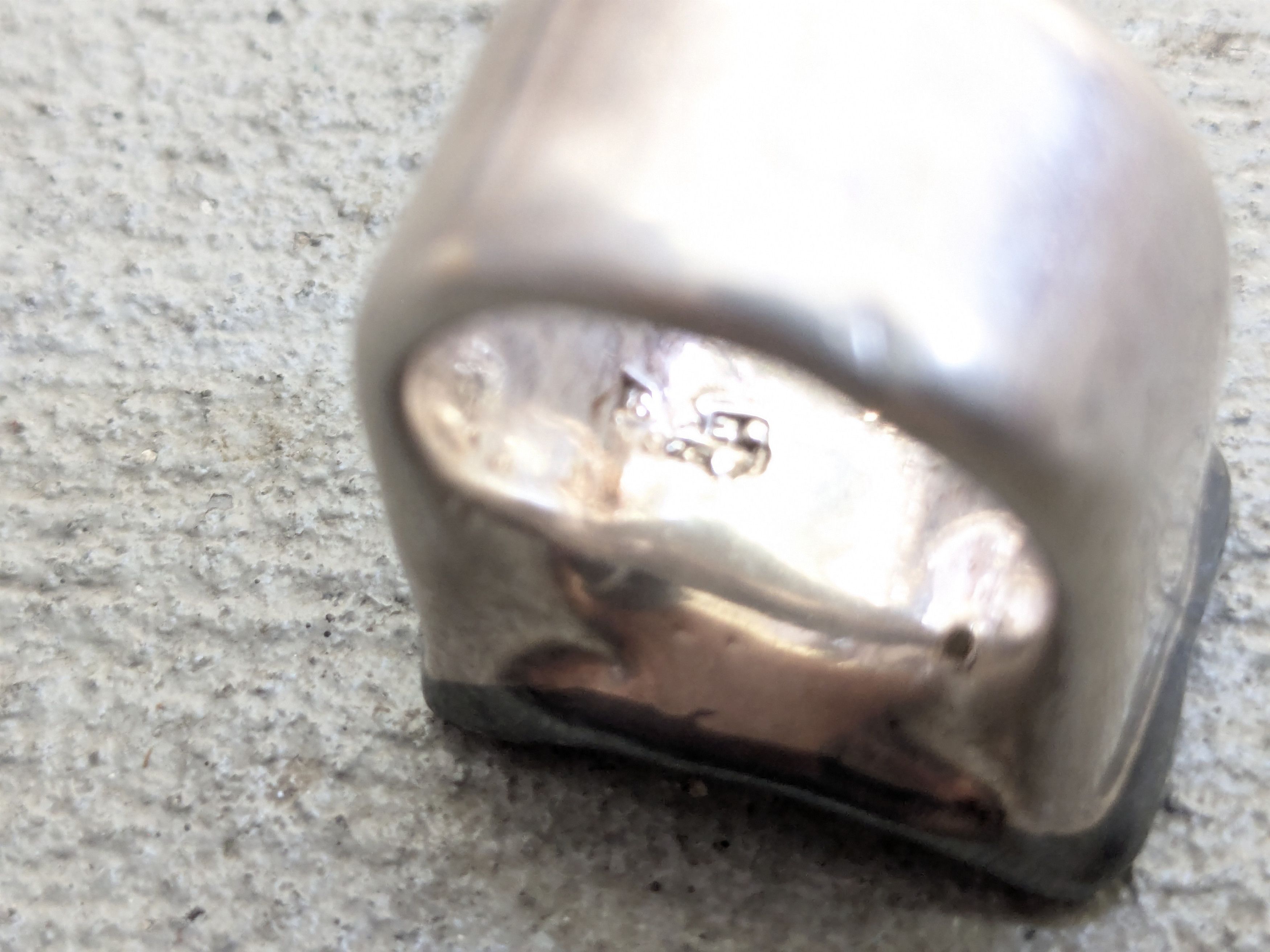 Jewelry × Sterling Silver Vintage Sterling Silver Ring 9 Electroform Hollow Puffy Size ONE SIZE - 11 Thumbnail