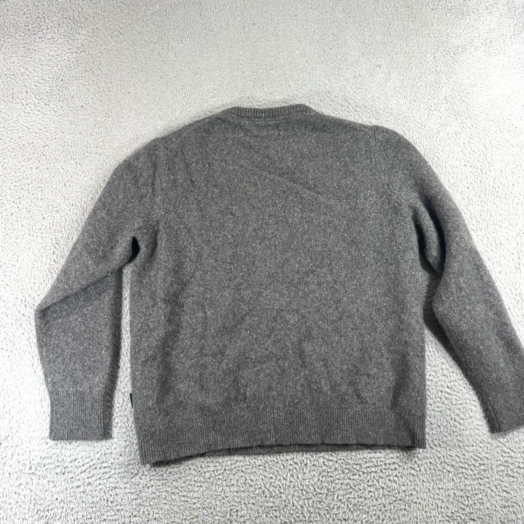 Patagonia Final Answer: Patagonia Recycled Cashmere Pullover Sweater Womens Large Gray Pre-owned Size L / US 10 / IT 46 - 7 Thumbnail