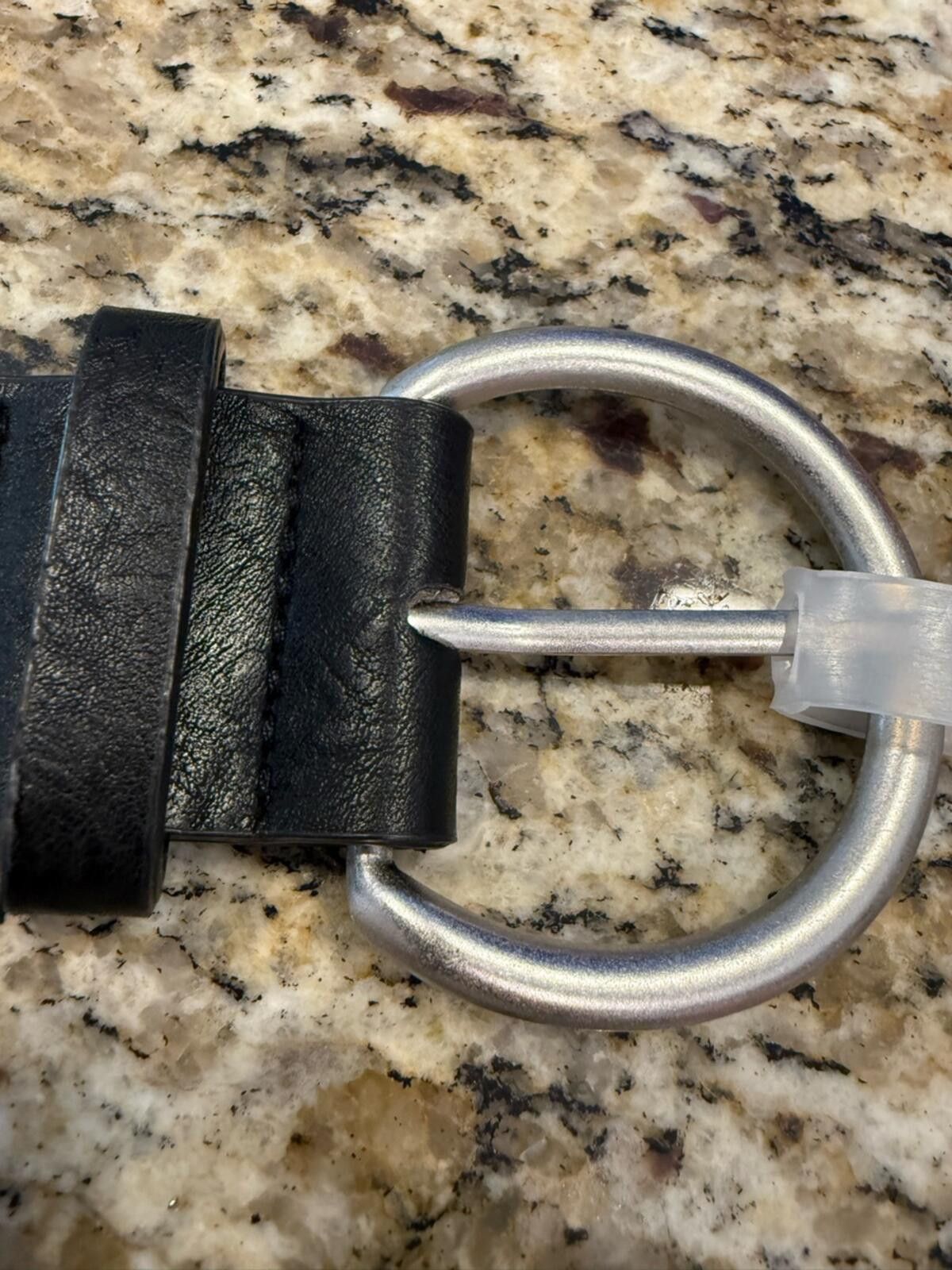 Other Black Faux Leather Silver studded western belt SZ 42” Size ONE SIZE - 6 Thumbnail