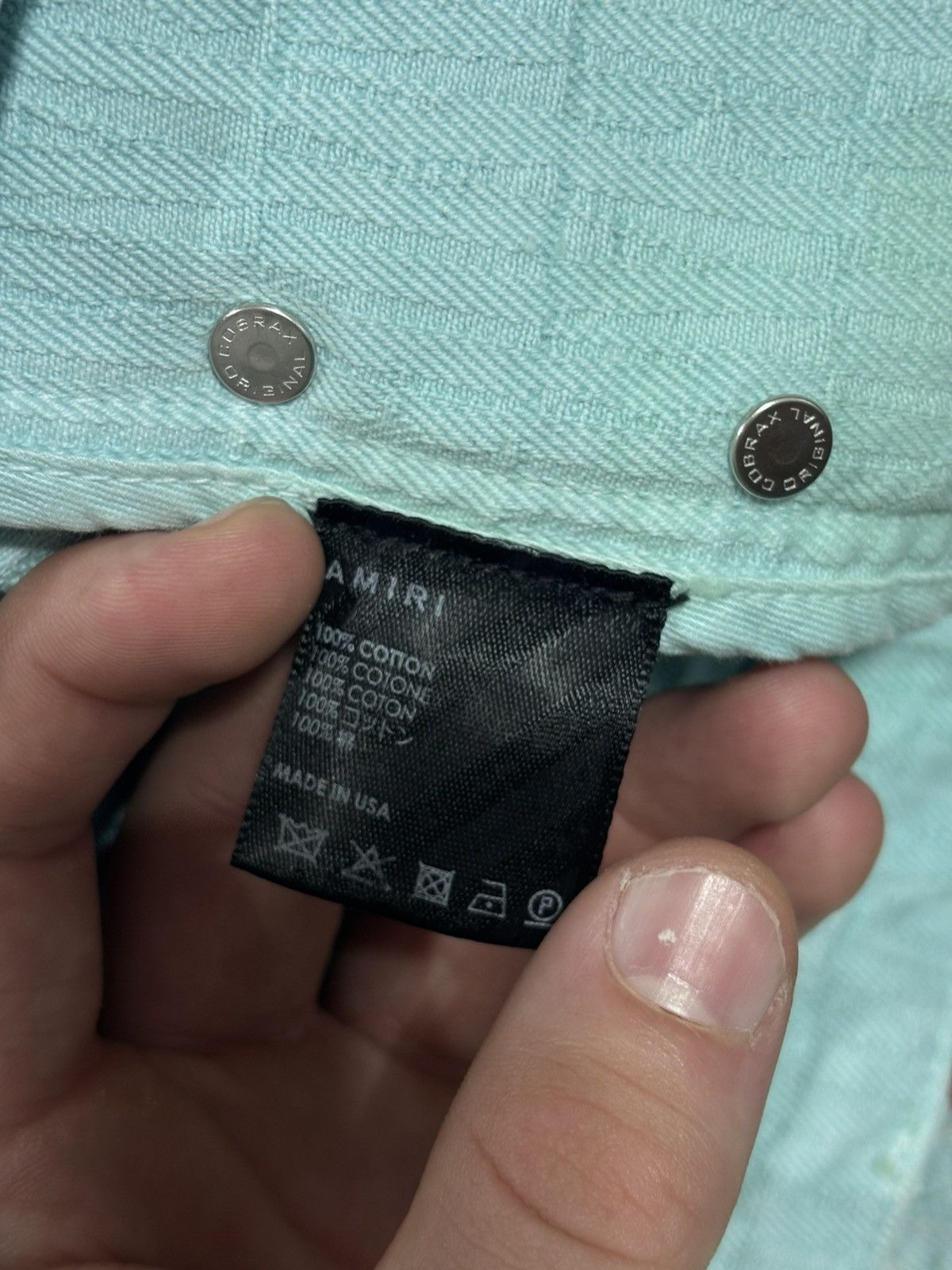 Amiri Amiri Carpenter Aqua Pants Size US 36 / EU 52 - 10 Thumbnail