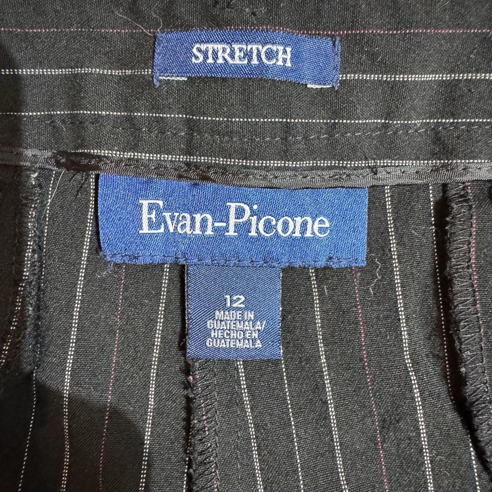 Evan Picone Evan Picone Dress Pants Womens 12 Pinstripe Office Chic Size 34" / US 12 / IT 48 - 8 Thumbnail