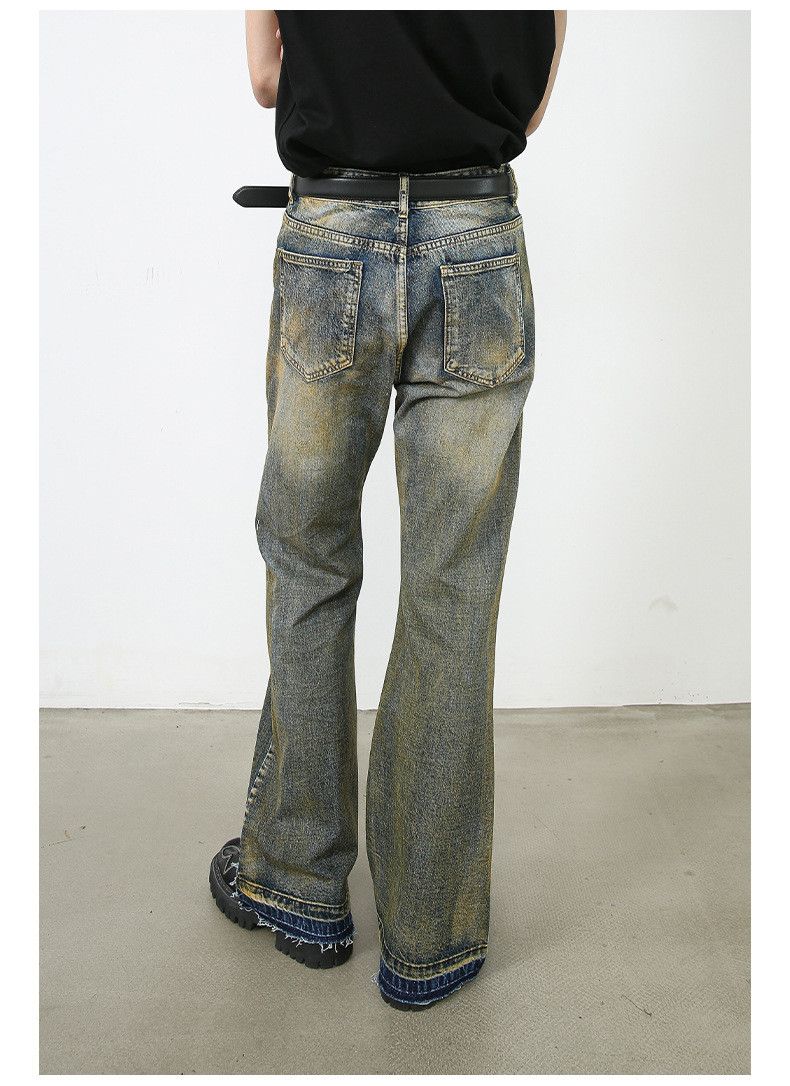 Japanese Brand × Vintage Japanese retro loose straight flared jeans Size US 32 / EU 48 - 5 Thumbnail