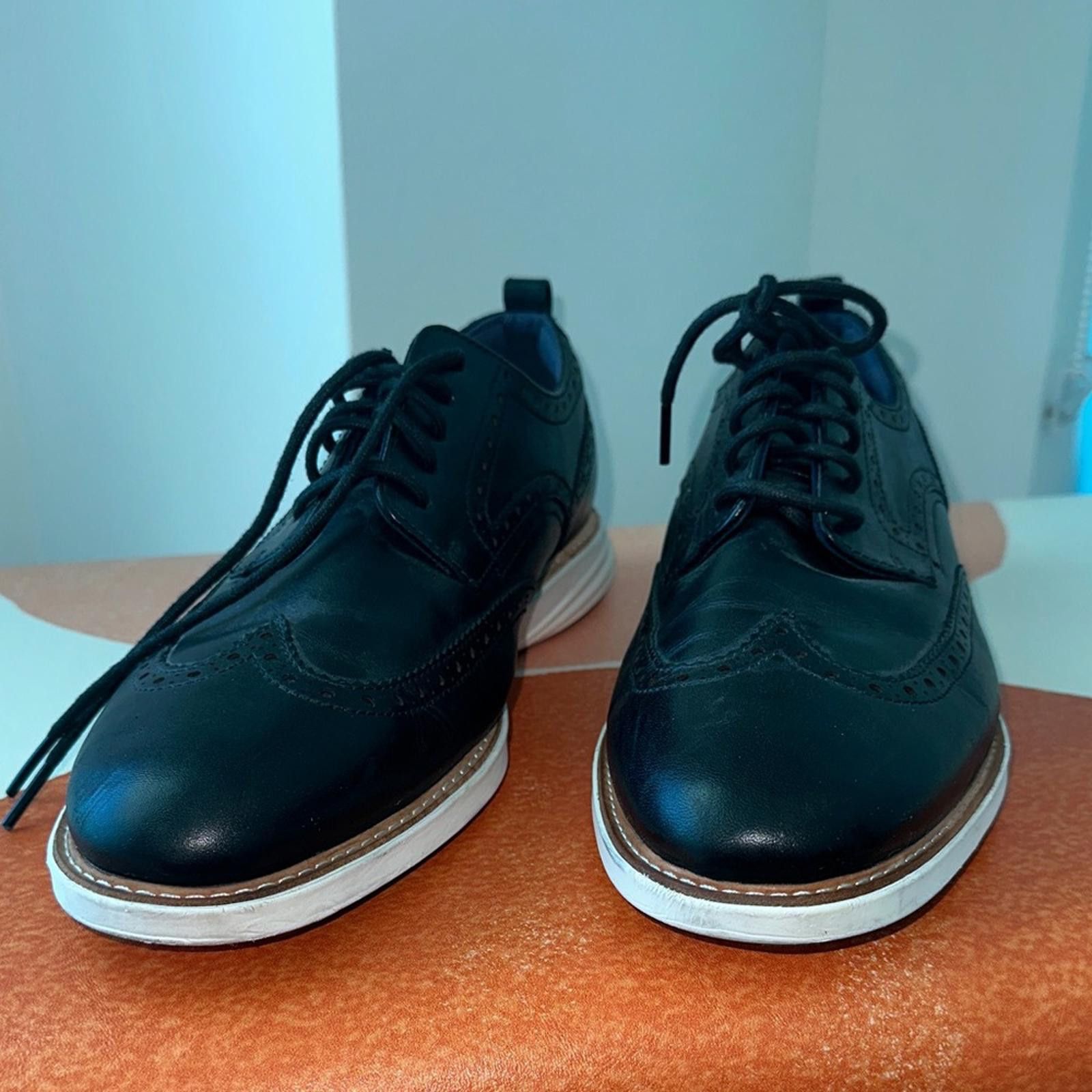 Cole Haan Cole Haan Black Leather Oxford Shoes Size US 10 / EU 43 - 1 Thumbnail
