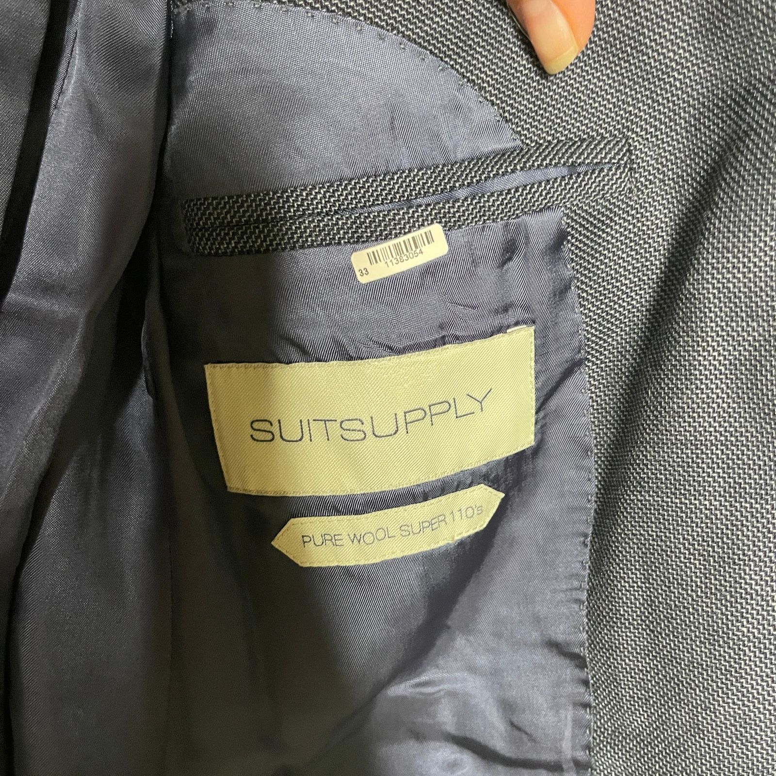 Suitsupply Suitsupply Tailored Fit Lazio Blazer in greyish blue US 36R Size 36R - 6 Thumbnail