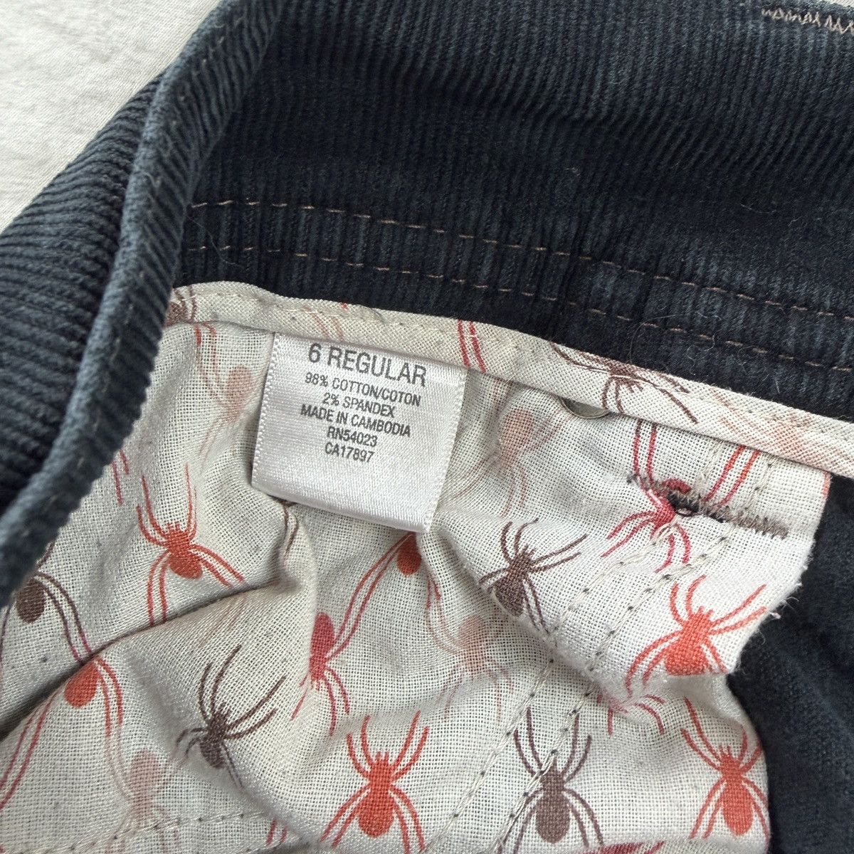 Old Navy Vintage Y2K old navy navy corduroy low rise pants Size 28" / US 6 / IT 42 - 7 Thumbnail