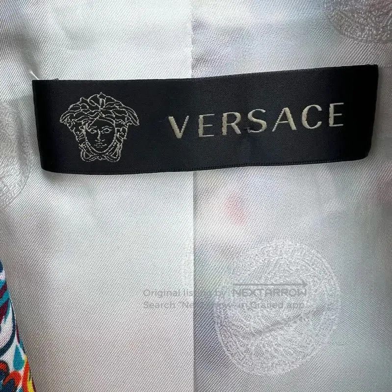 Other Versace Colorful Cotton Women's Jacket . Size XXS / US 00 / IT 34 - 3 Thumbnail
