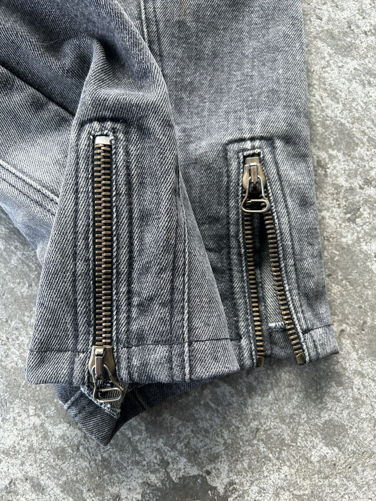 Balmain Decarnin Balmain Homme AW10 Heavy Biker Jeans Size US 31 - 6 Thumbnail