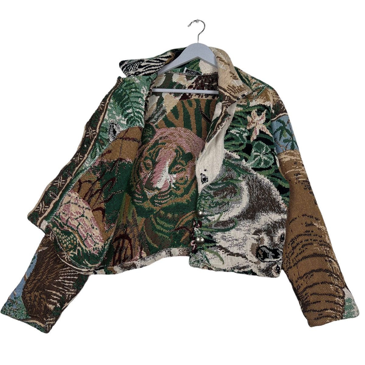 Designer 🔥 80s MIDNIGHT LADY BY PACO COLER ANIMAL PRINT JACKET Size M / US 6-8 / IT 42-44 - 10 Thumbnail