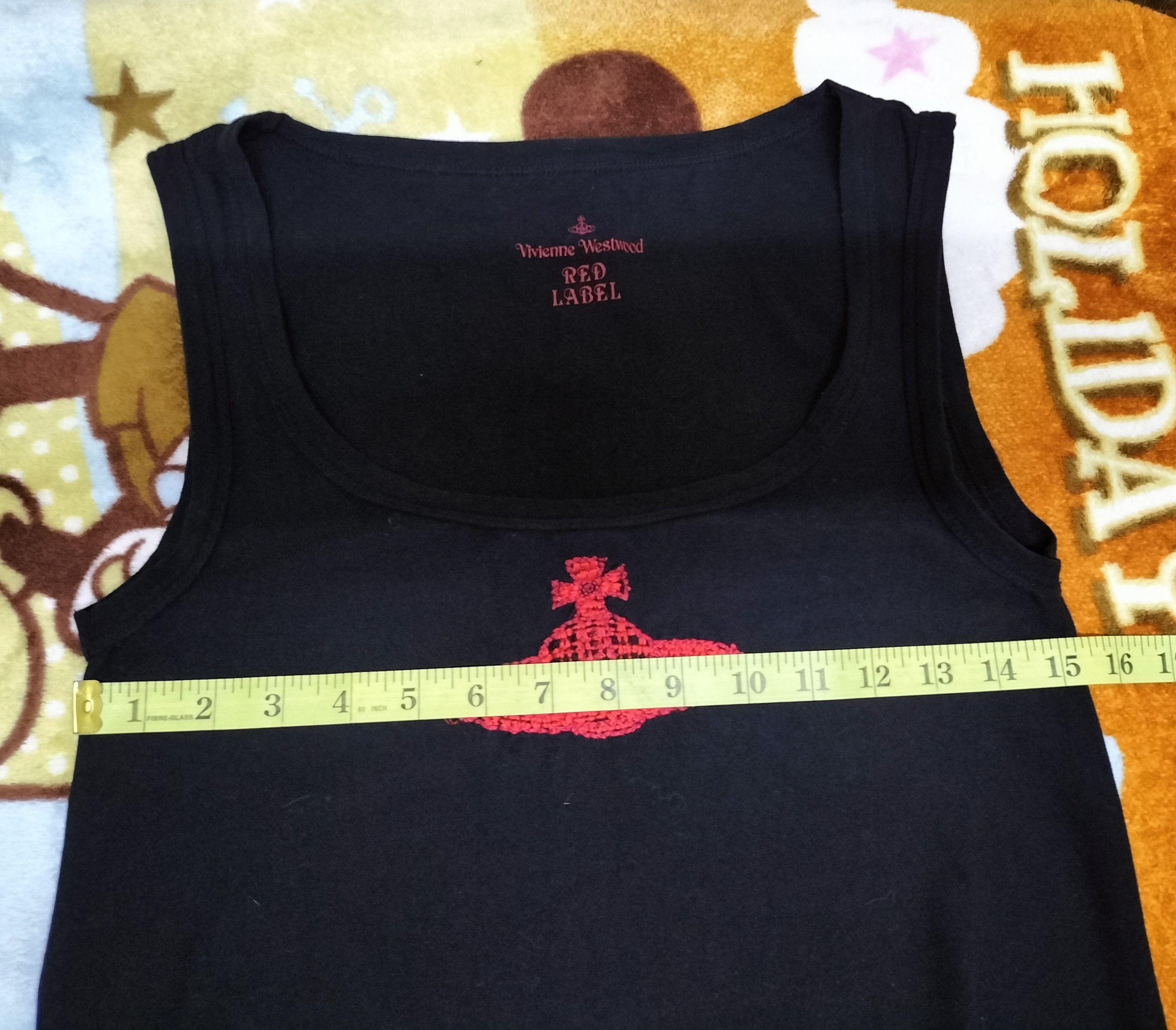 Vivienne Westwood embroidery logo sleeveless dress