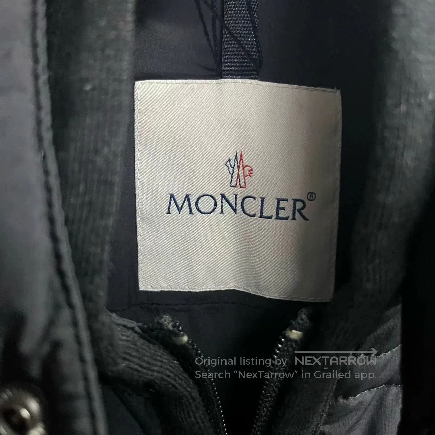 Moncler moncler black striped down jacket with tags. Size US S / EU 44-46 / 1 - 3 Thumbnail
