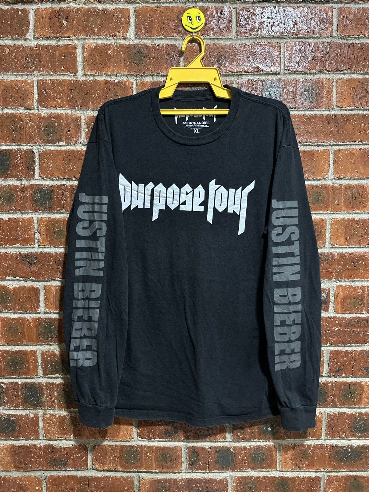 Justin Bieber Justin Bieber Purpose Tour Long Sleeve Tee Size US XL / EU 56 / 4 - 1 Thumbnail