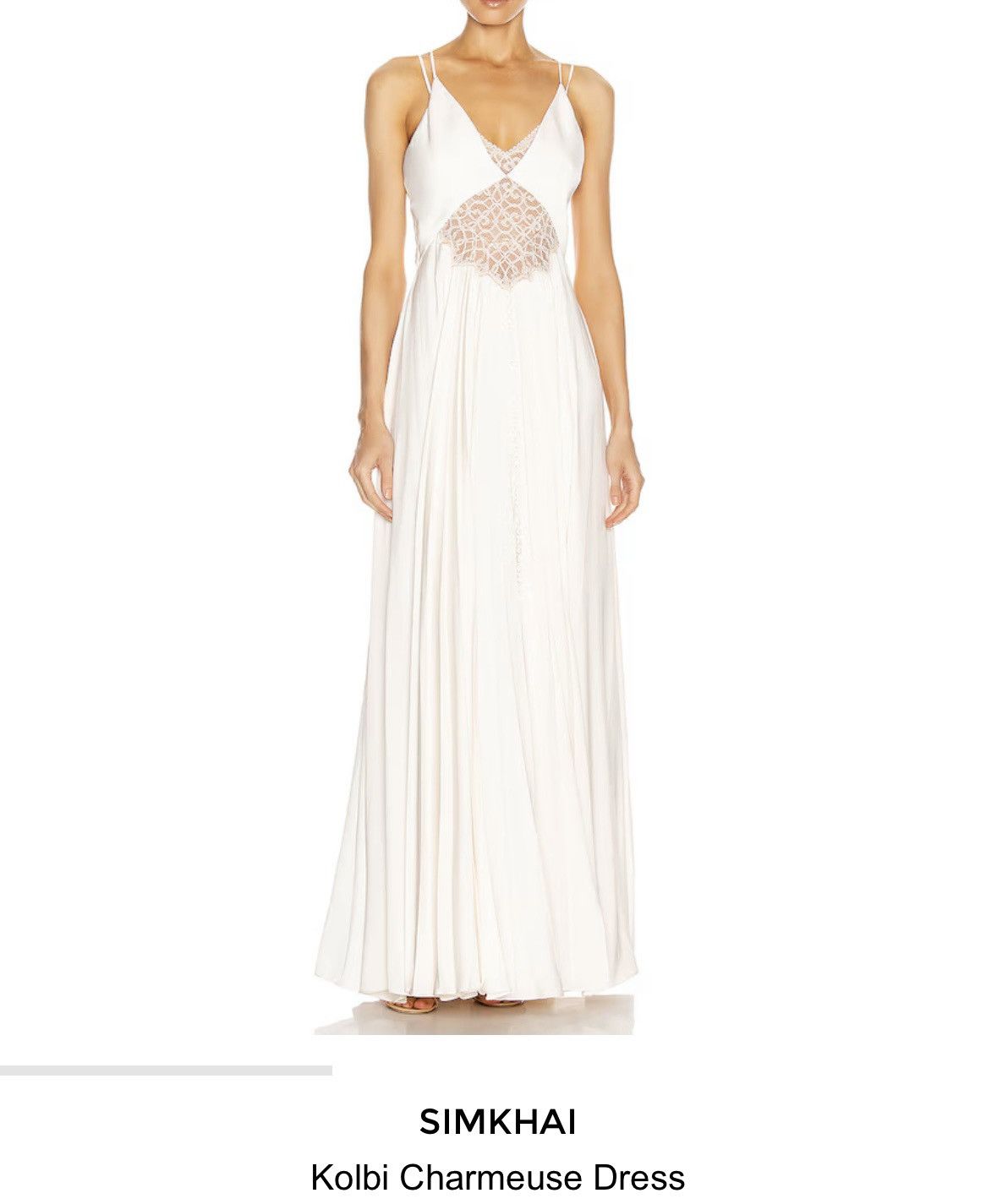 Jonathan Simkhai Jonathan Simkhai Kolbi Charmeuse Dress Wedding Size S / US 4 / IT 40 - 2 Thumbnail
