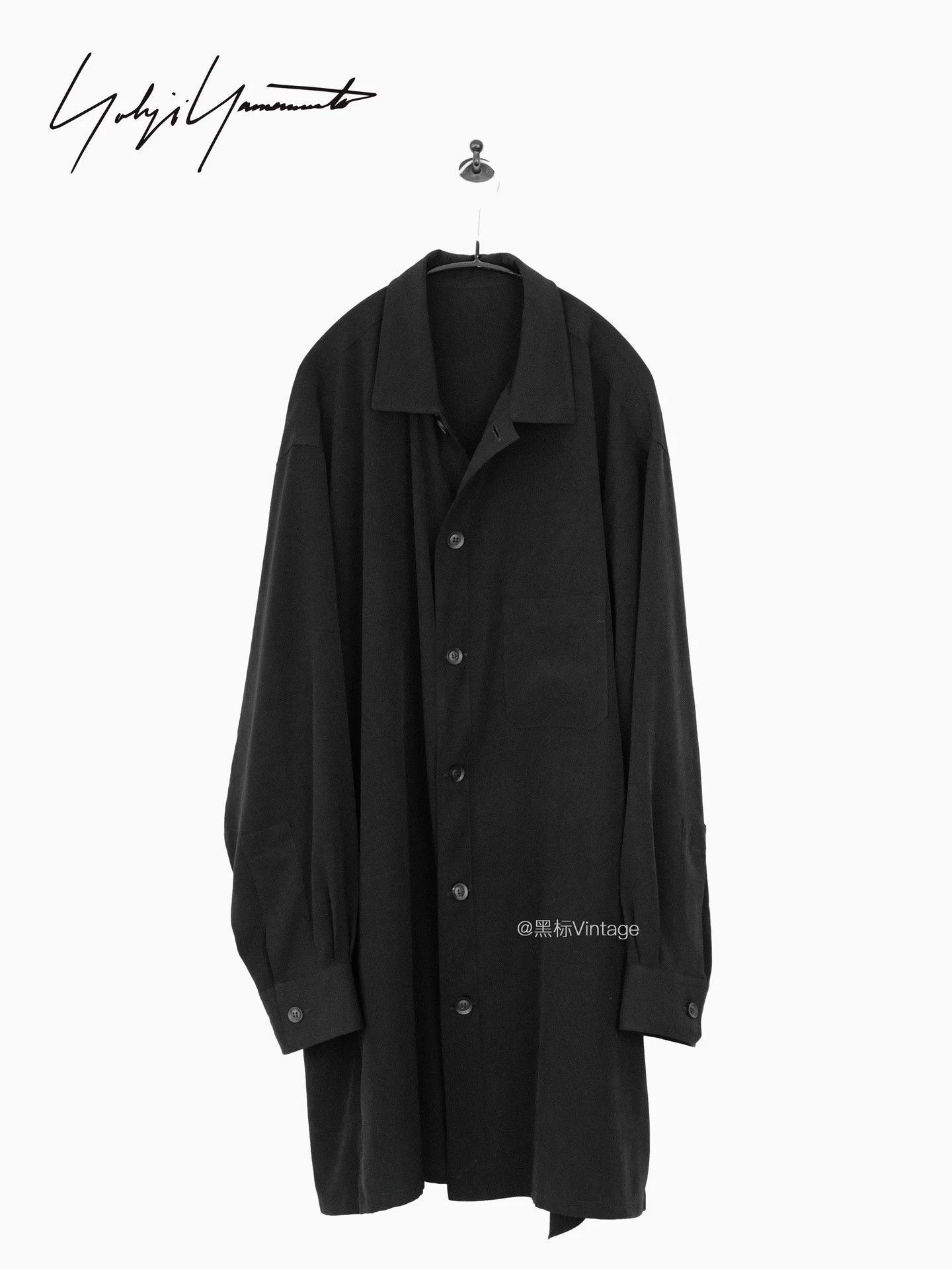 Yohji Yamamoto Yohji Yamamoto 22ss Vintage Triacetate Oversized Shirt Size US M / EU 48-50 / 2 - 1 Thumbnail