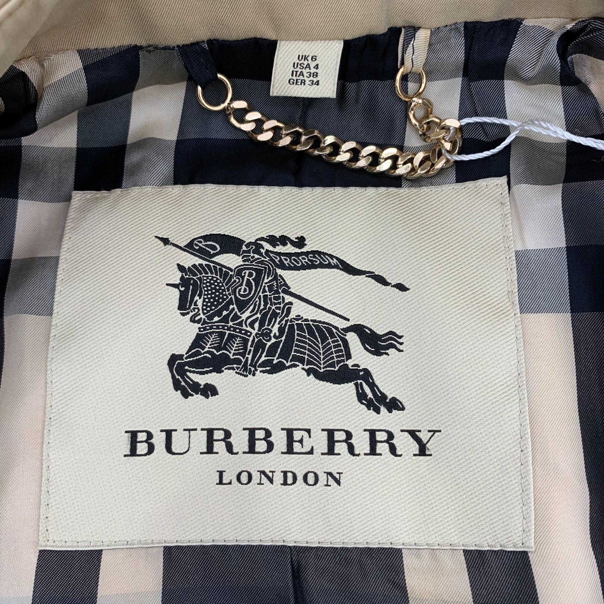Burberry Burberry London Beige & Brown Multi-Pocket Trench Coat Size Size S / US 4 / IT 40 - 5 Thumbnail