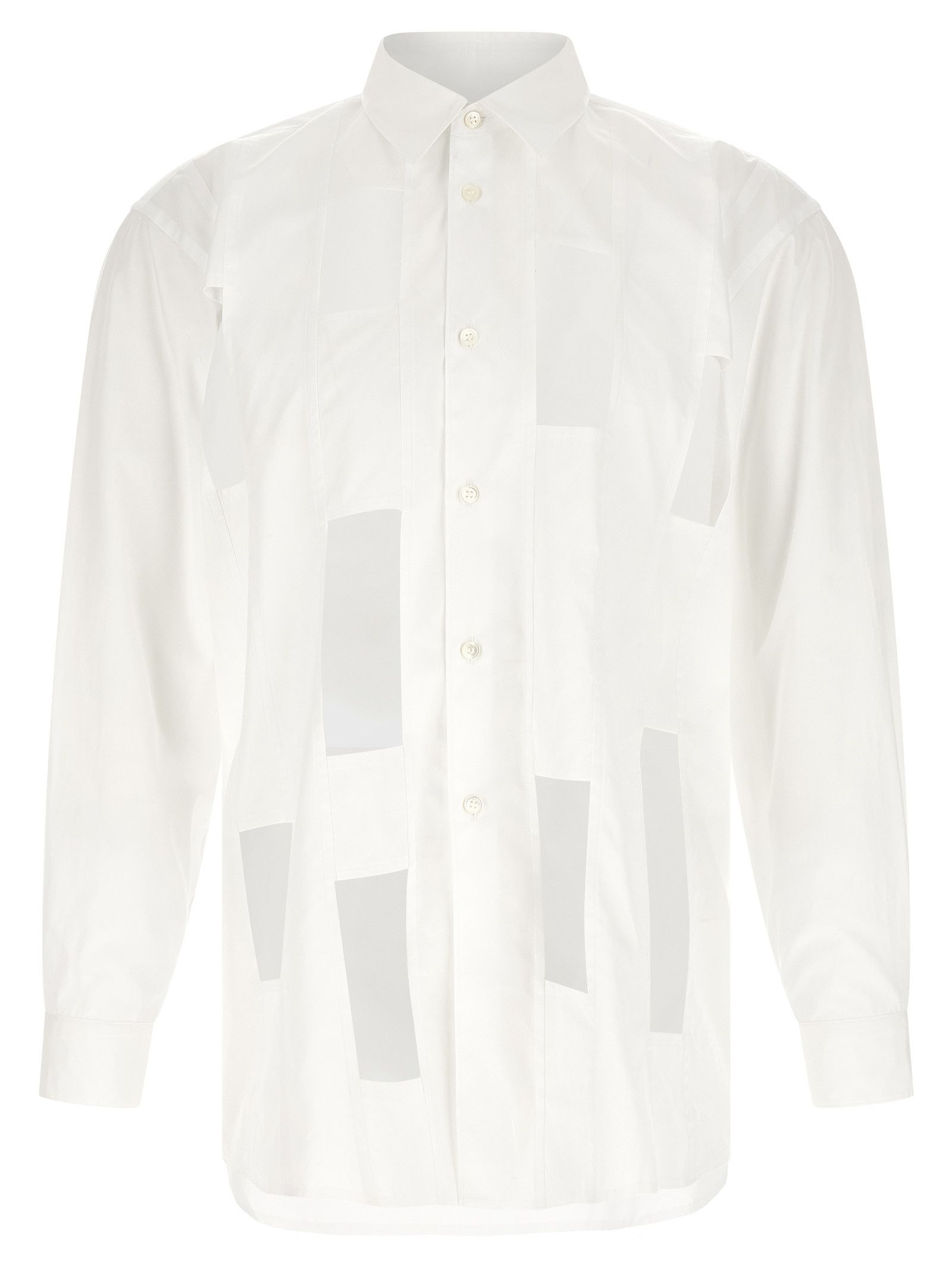 Comme des Garcons Homme Plus Geometric Cut-Out Shirt Size US M / EU 48-50 / 2 - 1 Thumbnail