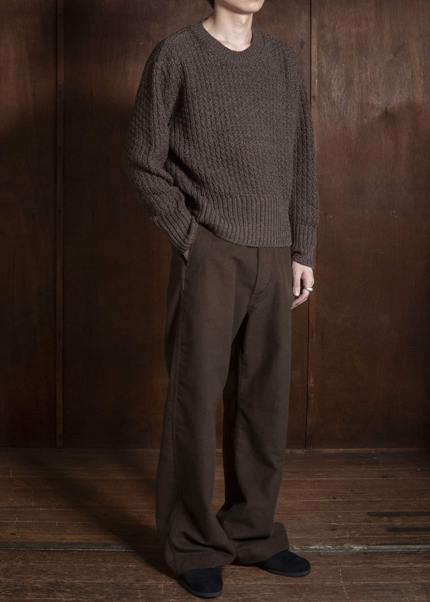 Taiga Takahashi Taiga Takahashi Lot 525 Sweater Brown Sz 38 NWT Size US M / EU 48-50 / 2 - 3 Thumbnail