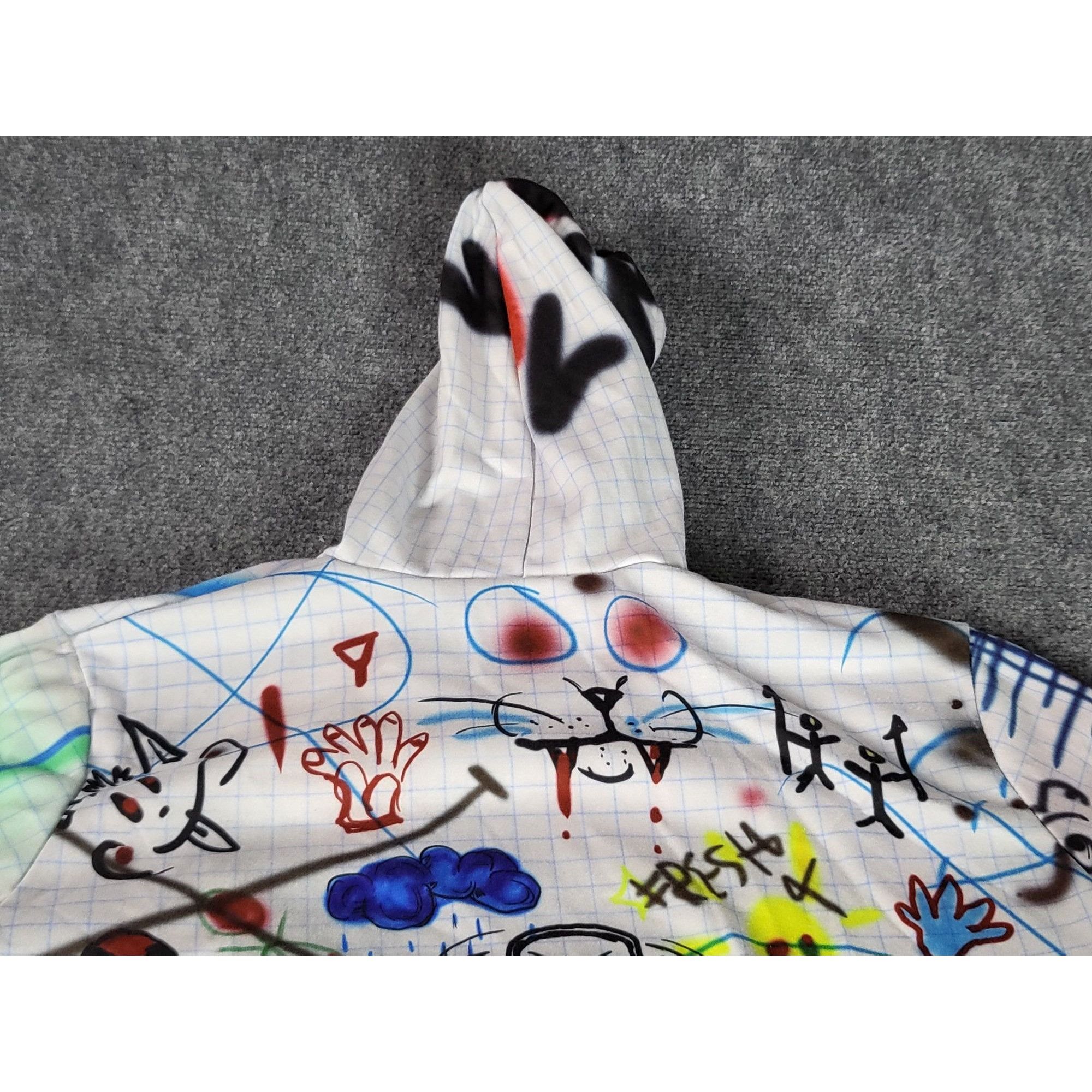 Other FreshHoods Wall Art Hoodie Men Sz L Multicolor Double Sided Size US L / EU 52-54 / 3 - 9 Thumbnail