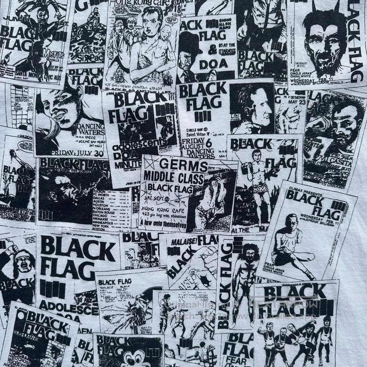 Vintage Black Flag Vintage 00s Tee. Size US M / EU 48-50 / 2 - 3 Thumbnail