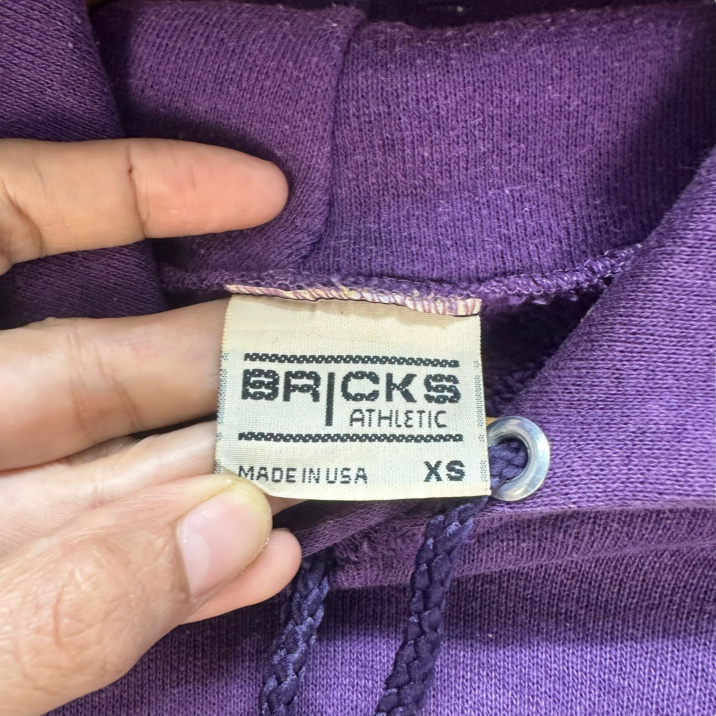 Bricks & Wood BIRCKS ATHLETIC WISCONSIN HOODIES #8021-196 Size US XS / EU 42 / 0 - 6 Thumbnail