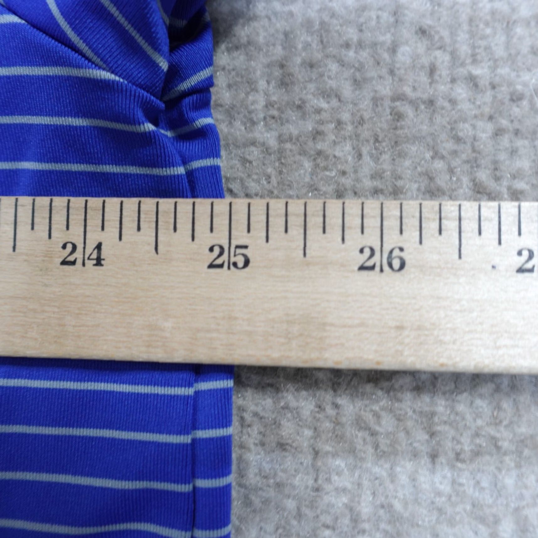 Under Armour Under Armour Polo Shirt 2XL Blue Striped Polo 2XL Men Athletic Regular Short Sleeve Button Collared HeatGear Knitted/Activewear Size US XXL / EU 58 / 5 - 6 Thumbnail