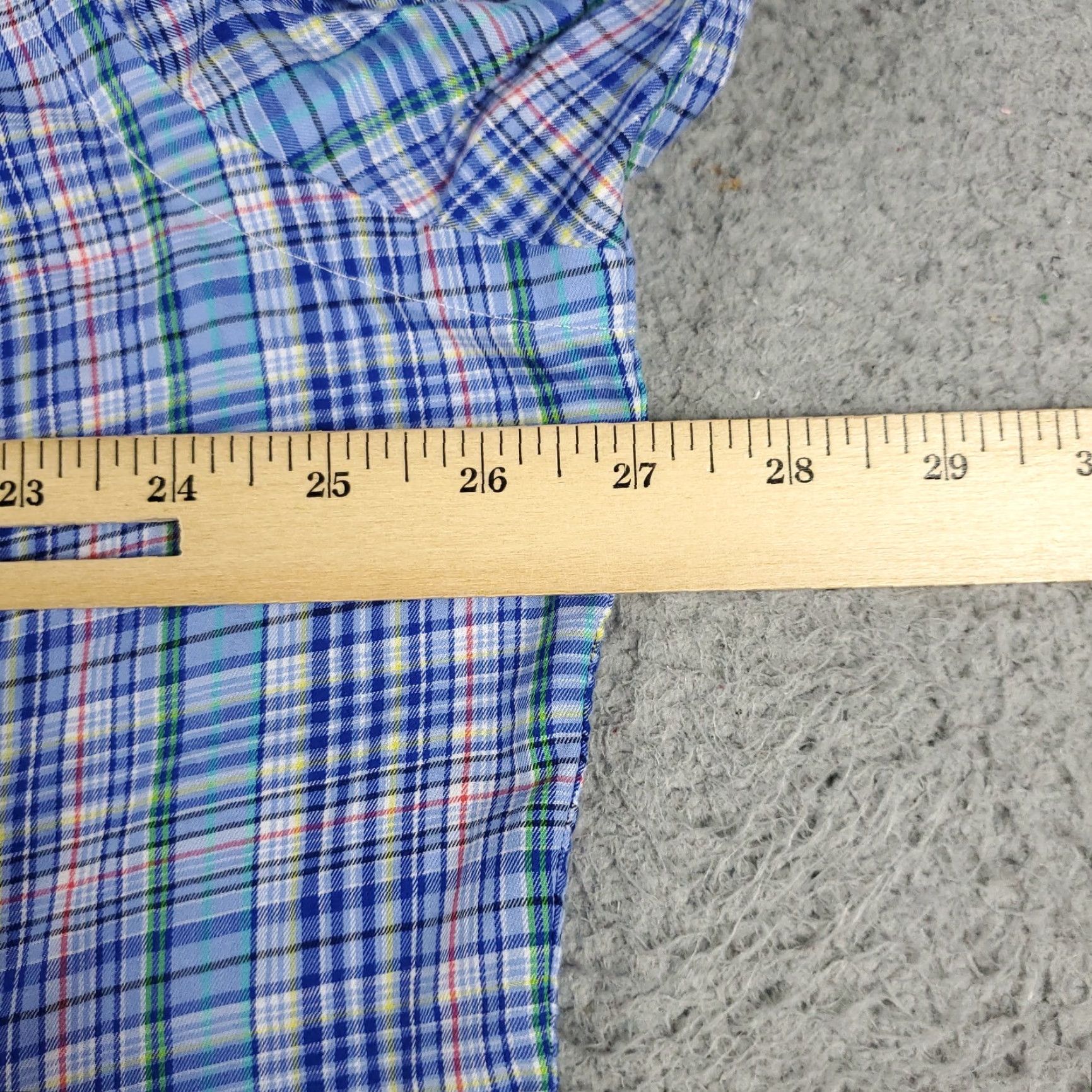 Ralph Lauren Ralph Lauren Shirt Mens XL Blue Plaid Pony Button-Up Long Sleeve Size US XL / EU 56 / 4 - 5 Thumbnail