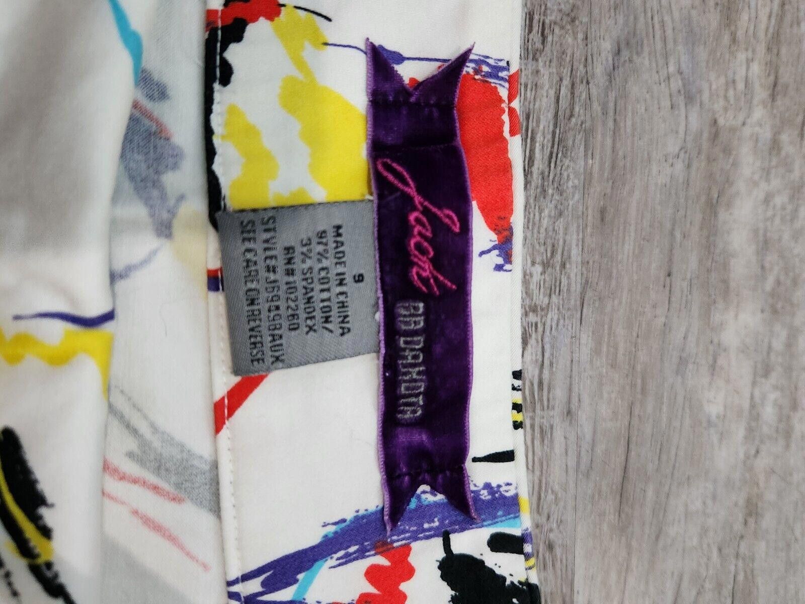 Designer Jack By Bb Dakota Skirt Size 9 White Paint Pleated Mini Size 30" / US 8 / IT 44 - 3 Thumbnail