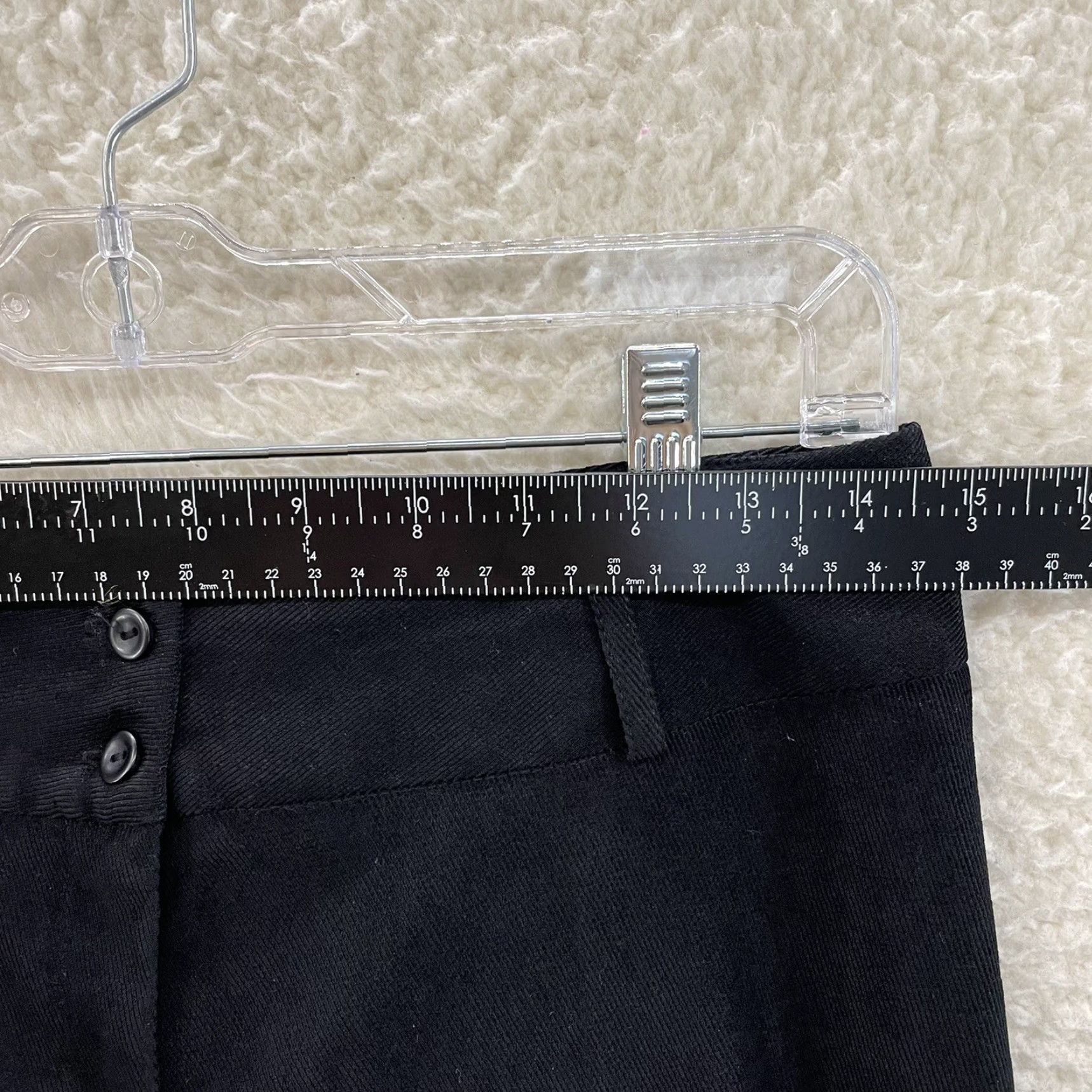 Vintage VINTAGE 90s Y2K Dress Pants Black Trousers Slacks Office Grunge 8 28 29 Women’s Size 30" / US 8 / IT 44 - 5 Thumbnail