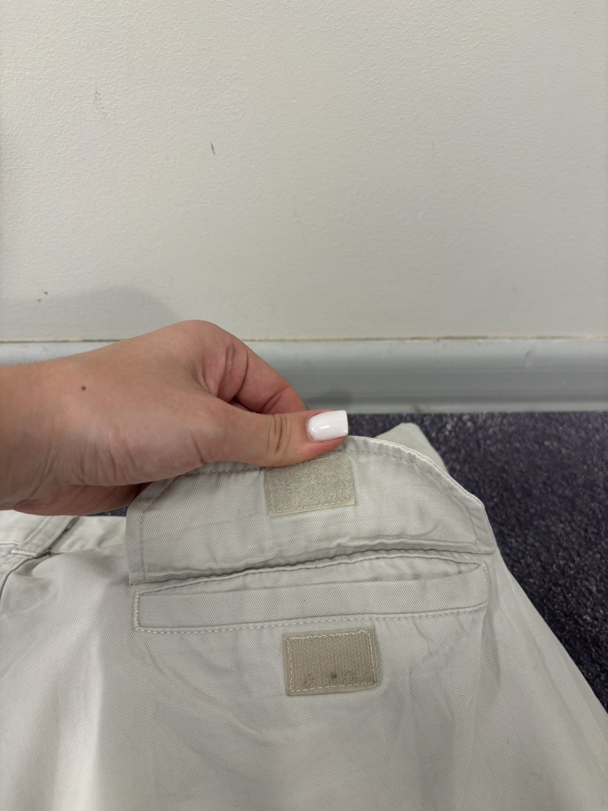 Dockers Vintage Dockers Utility USA Hype Beige Baggy Cargo Shorts Size US 36 / EU 52 - 18 Thumbnail