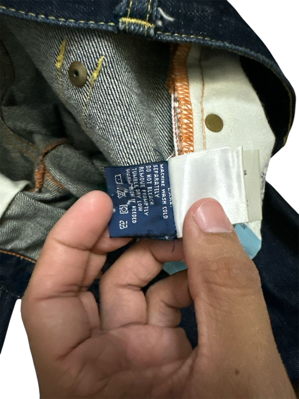 Rick Owens Polo Ralph Lauren Selvedge Jeans Denime Iron Heart Kapital Size US 31 - 12 Thumbnail