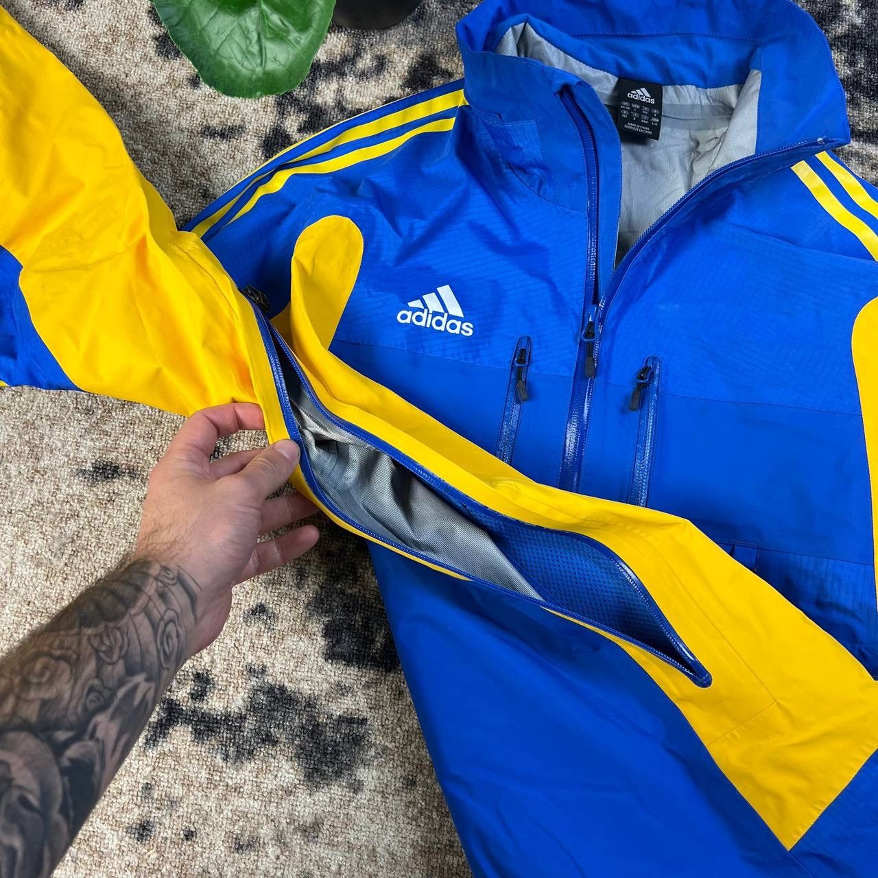 Adidas Adidas Vintage Y2K Aquazip Light Jacket Size US L / EU 52-54 / 3 - 5 Thumbnail