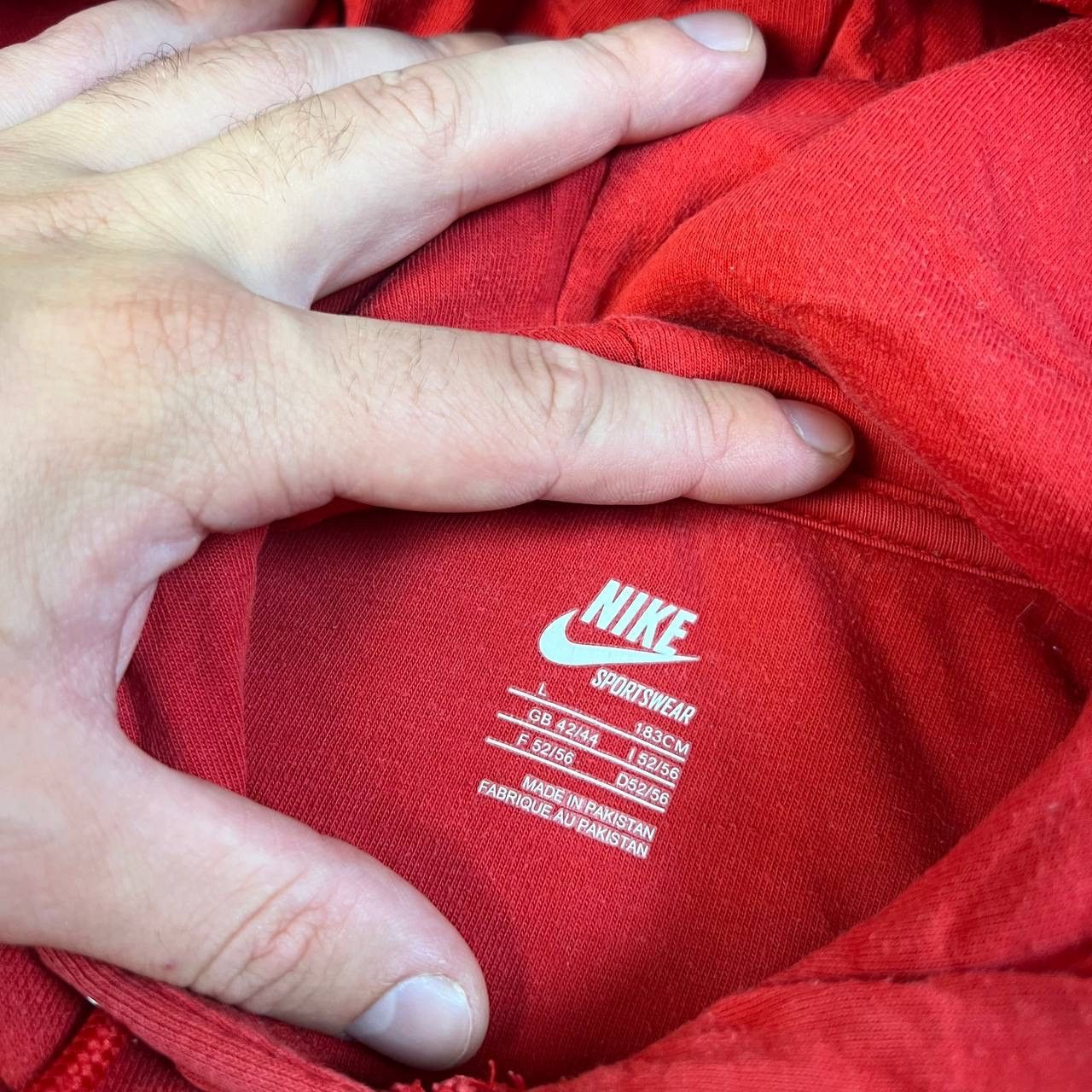 Nike Nike Mini Logo Vintage Y2K Oversized Hoodie Streetwear Style Size US L / EU 52-54 / 3 - 4 Thumbnail