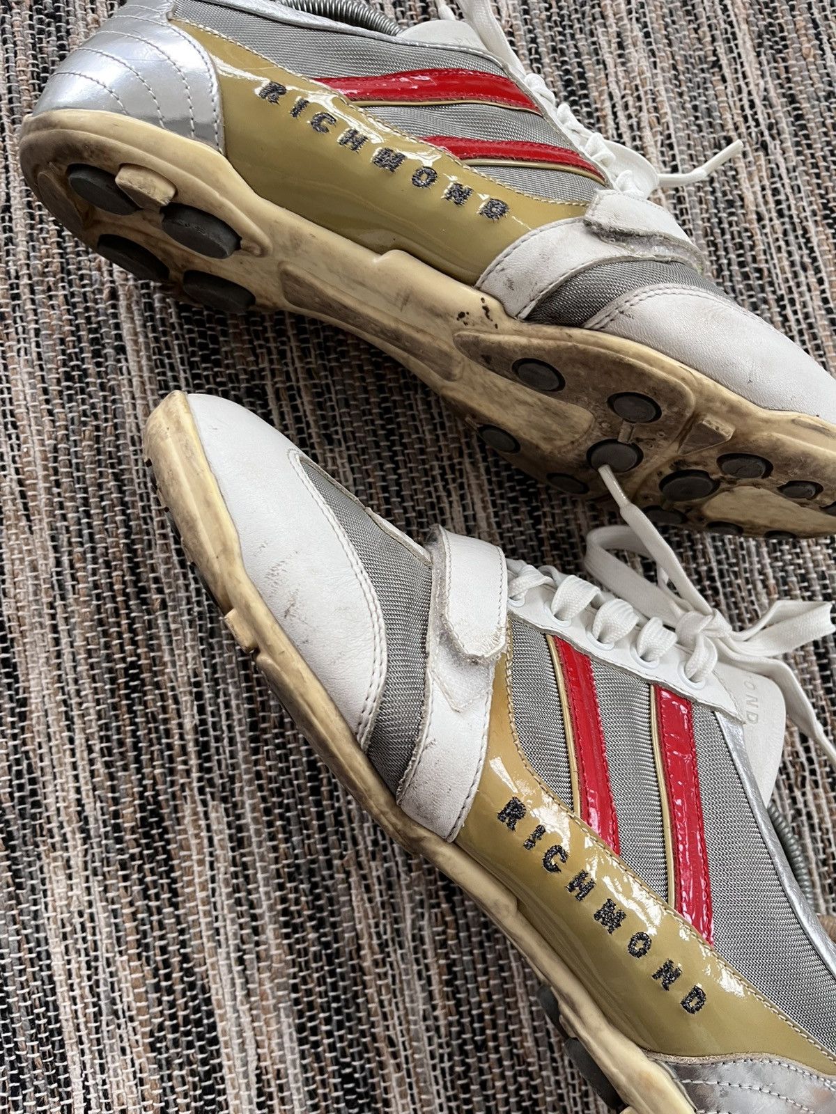 John Richmond Rare Vintage John Richmond White Leather Sportswear Sneakers Size US 9 / EU 42 - 5 Thumbnail
