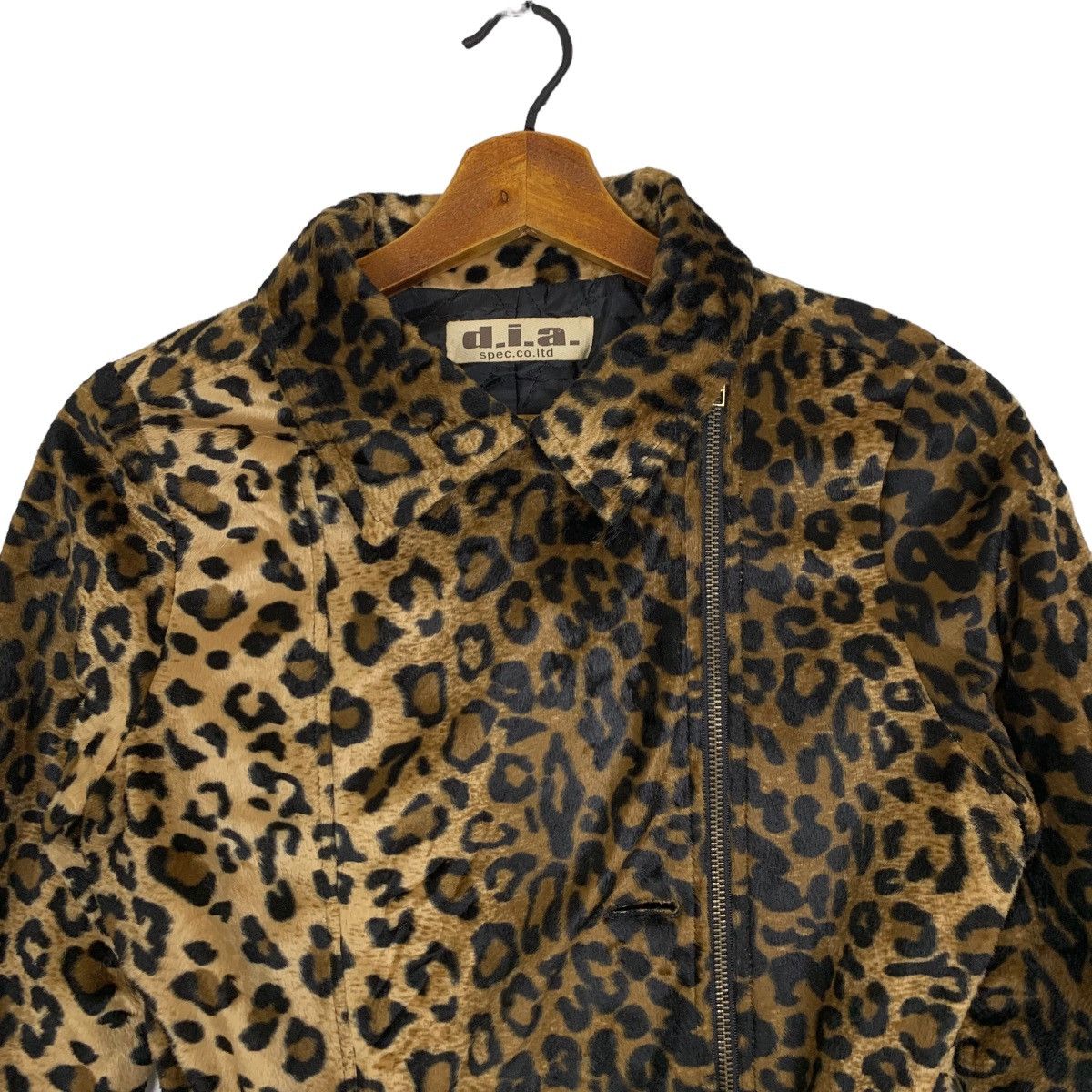If Six Was Nine Vintage d.i.a. Leopard Fur Double Breasted Jacket Size S Size S / US 4 / IT 40 - 2 Thumbnail