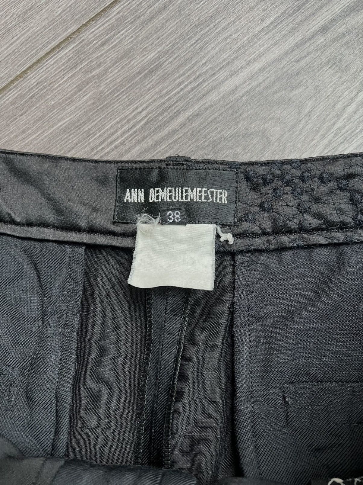 Ann Demeulemeester Ann Demeulemeester embroidered pants archive Size 27" / US 4 / IT 40 - 5 Thumbnail