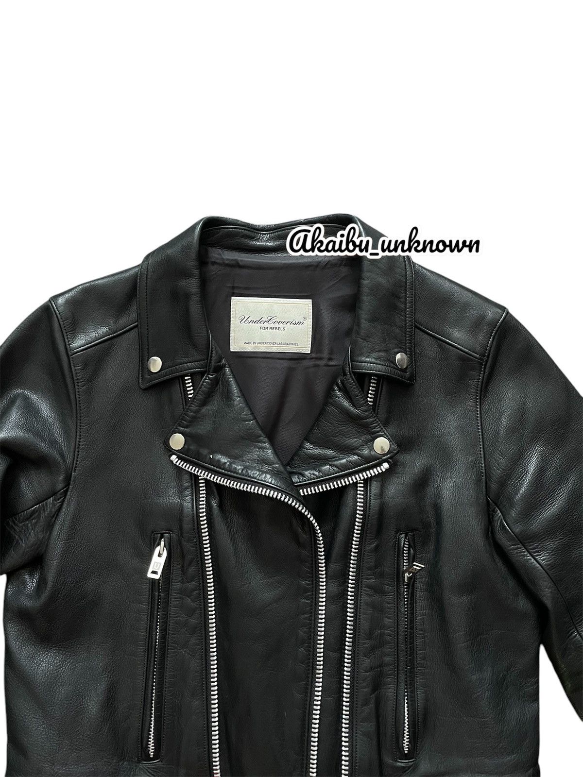 Undercover UNDERCOVER Double Zip Leather Biker Size US L / EU 52-54 / 3 - 2 Thumbnail
