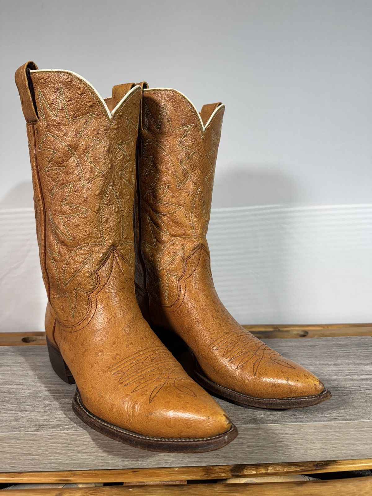 Nocona Boots Exotic Early 60s Nocona Men's Cowboy Boots Size 9B The Big O Size US 9 / EU 42 - 1 Thumbnail