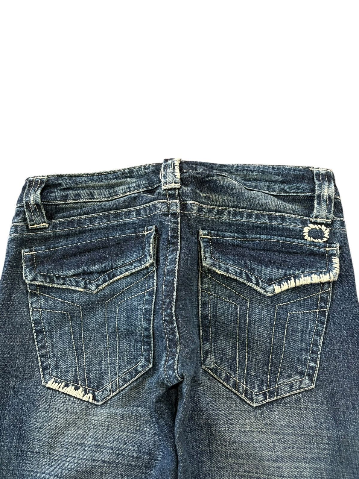 Hysteric Glamour Vintage Japanese Brand Low Rise Distress Flare Jeans Size 29" - 4 Thumbnail