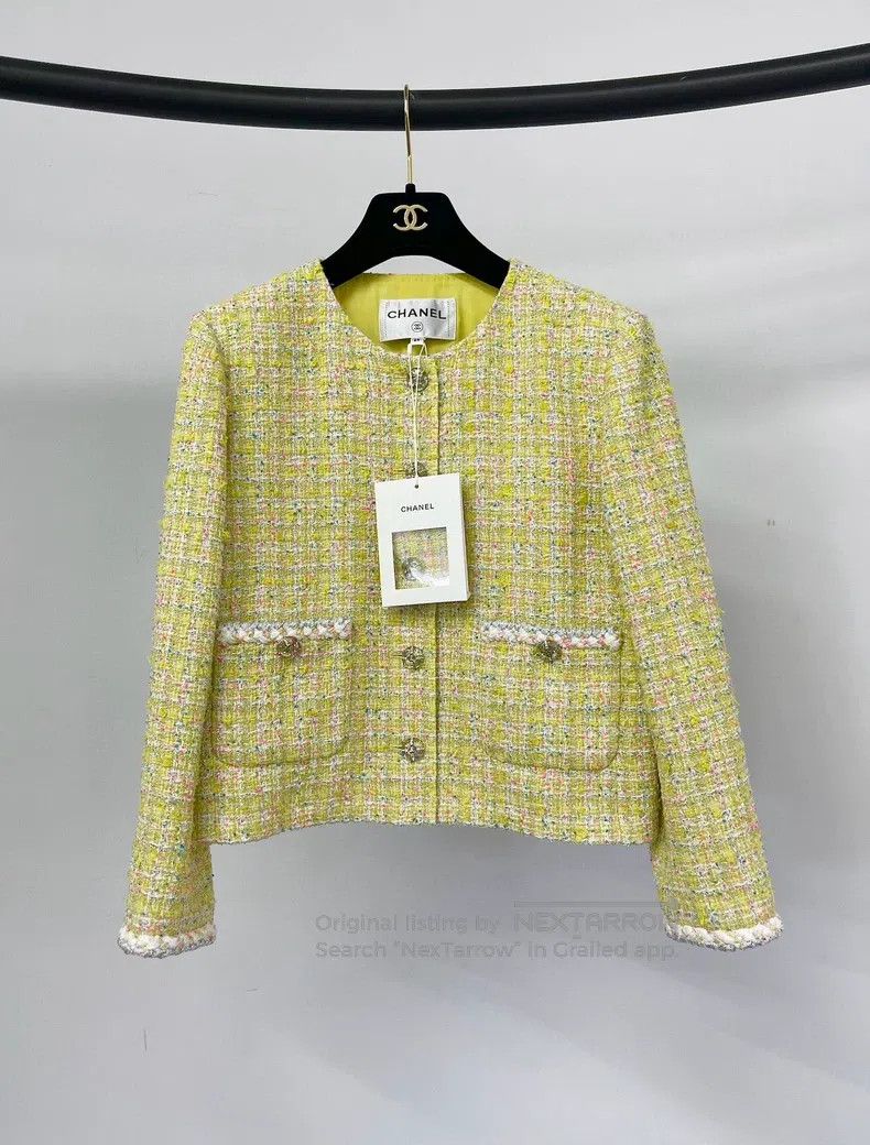 Chanel Chanel 24C new yellow-green jacket Size XXS / US 00 / IT 34 - 1 Thumbnail