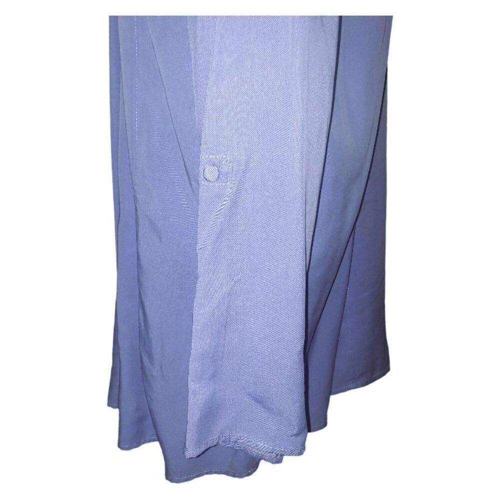 Designer CT1409 Soft Surrounding Sky Blue Ladies V-neck Tunic M Size M / US 6-8 / IT 42-44 - 4 Thumbnail