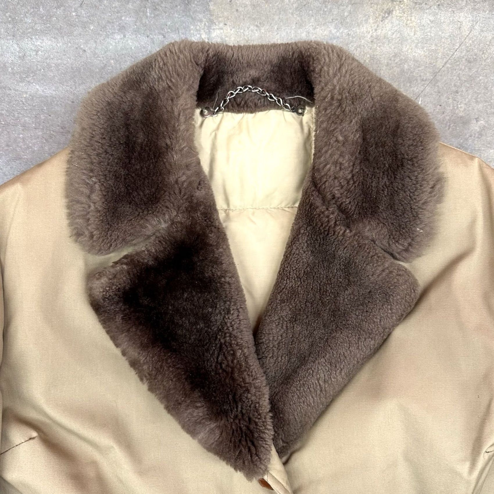 Vintage VINTAGE L.L.Bean Parka Coat Mens Beige XL Parka Down Insulated Long Coat Size US XL / EU 56 / 4 - 2 Thumbnail