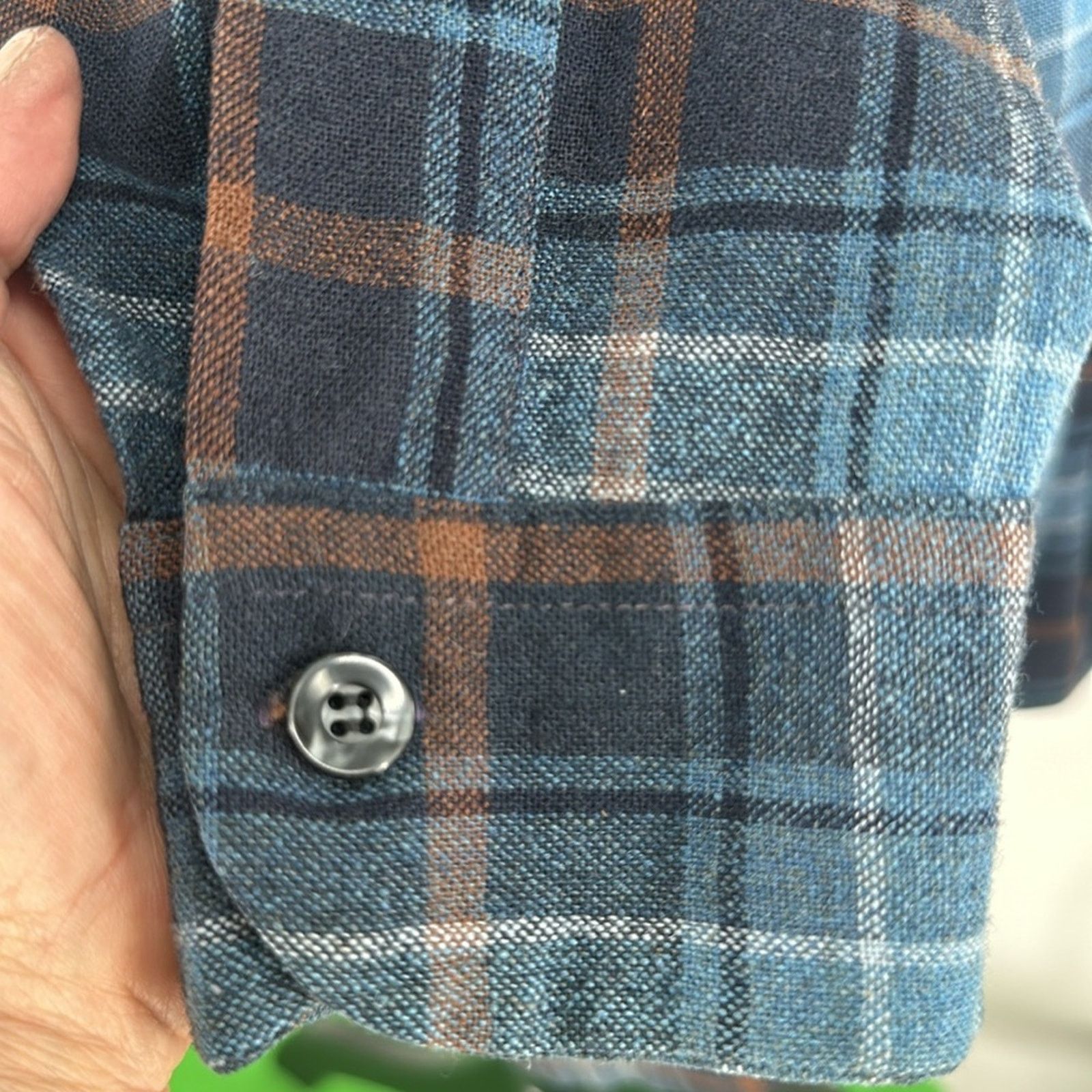 Pendleton 1960s PENDLETON Board Shirt, Vintage Wool Plaid Shirt Button Size S / US 4 / IT 40 - 11 Thumbnail