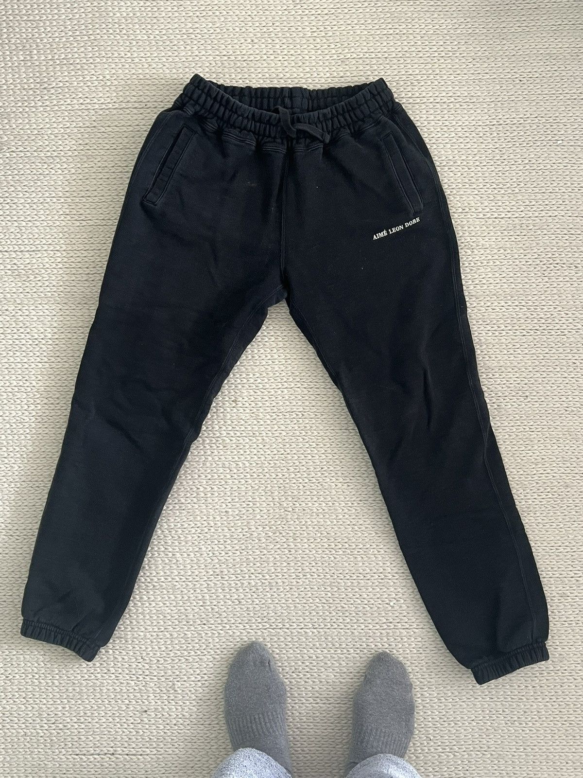 Aime Leon Dore Aime Leon Dore Black Sweatpants Size US 30 / EU 46 - 3 Thumbnail