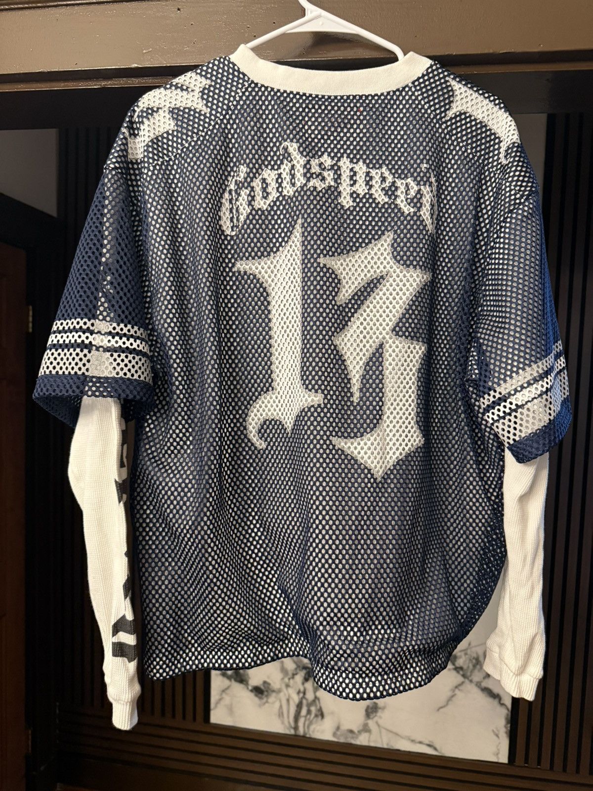 Godspeed Godspeed Double Sleeve Skull Jersey Navy Thermal Size Large Size US L / EU 52-54 / 3 - 7 Thumbnail